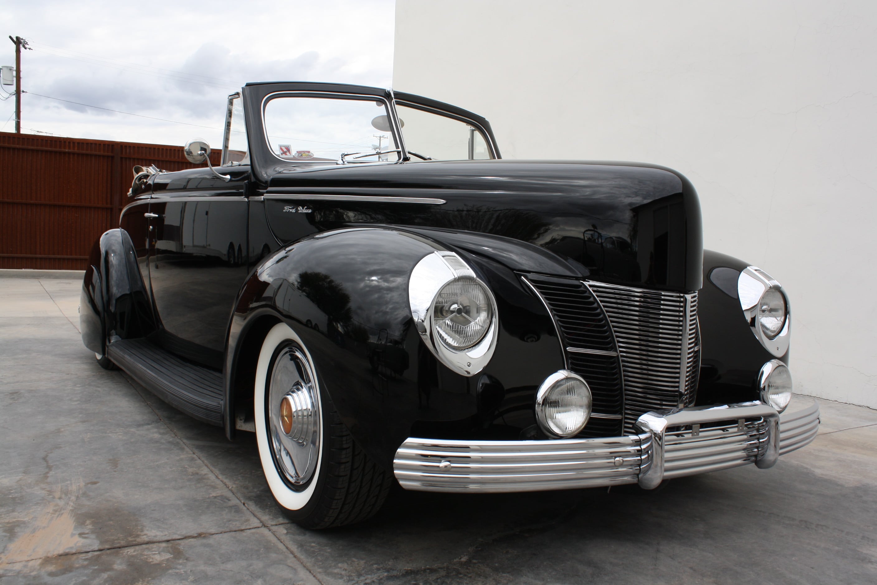 1940 Ford Deluxe Desoto Hemi powered convertible.