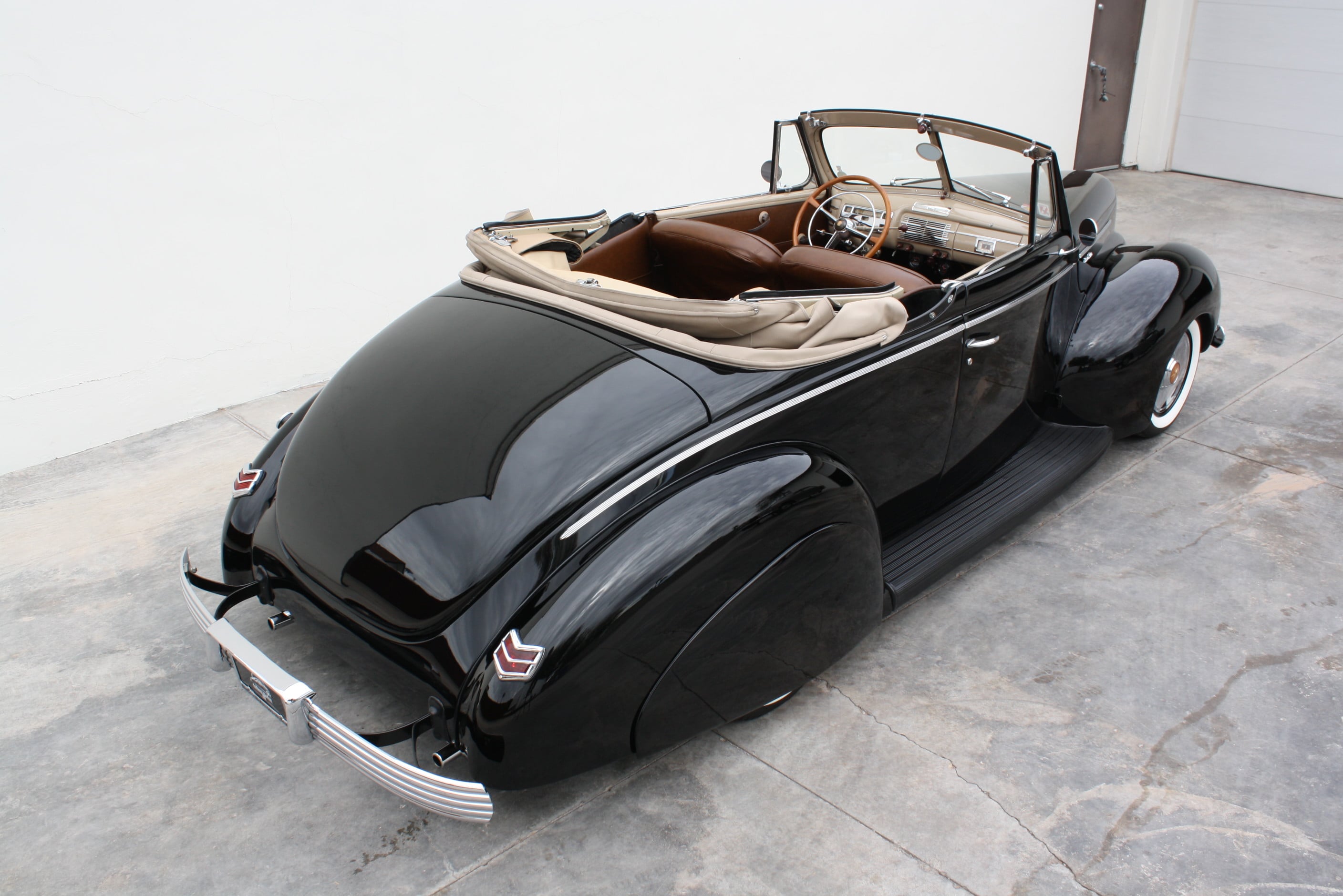 1940 Ford Deluxe Desoto Hemi powered convertible.
