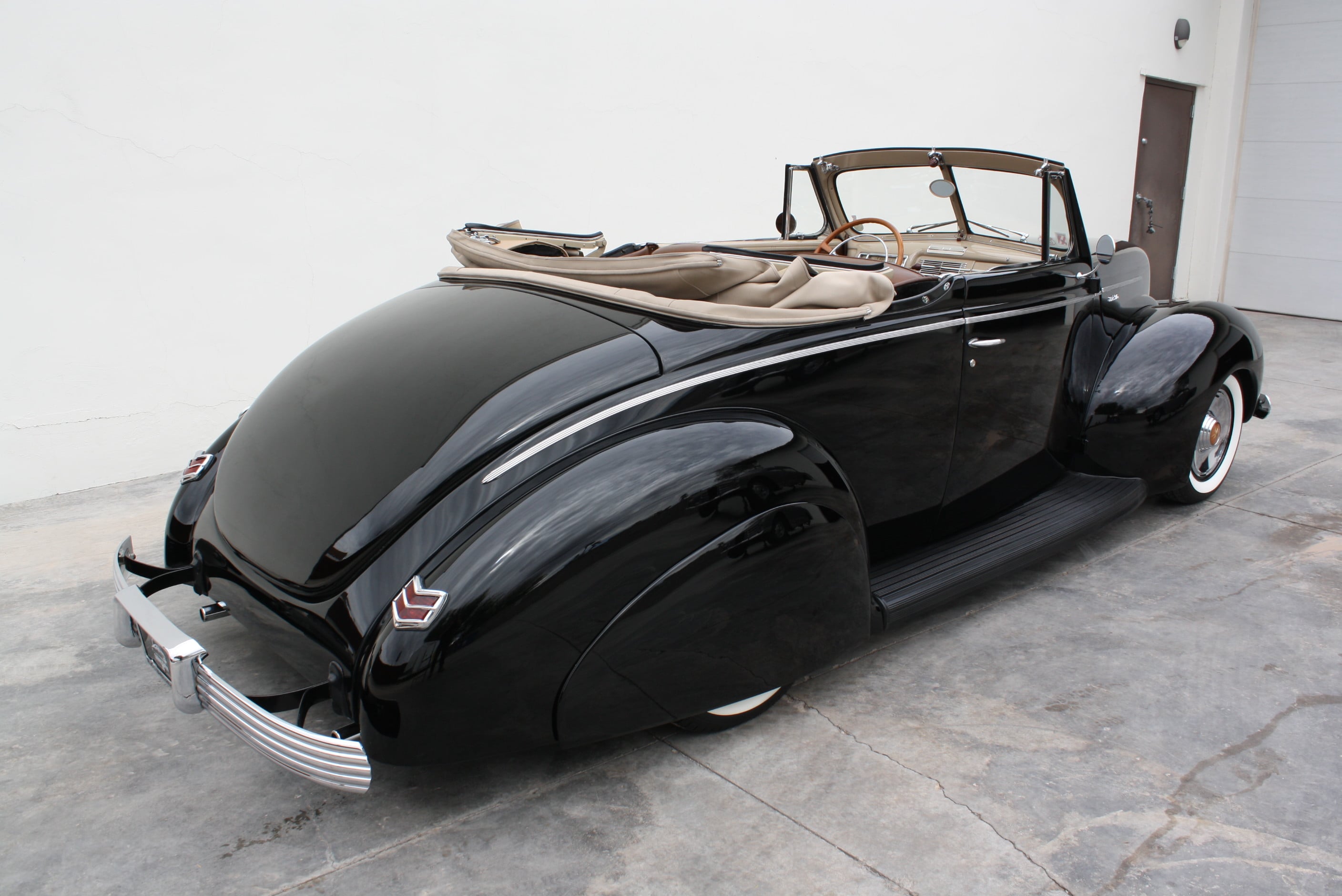 1940 Ford Deluxe Desoto Hemi powered convertible.