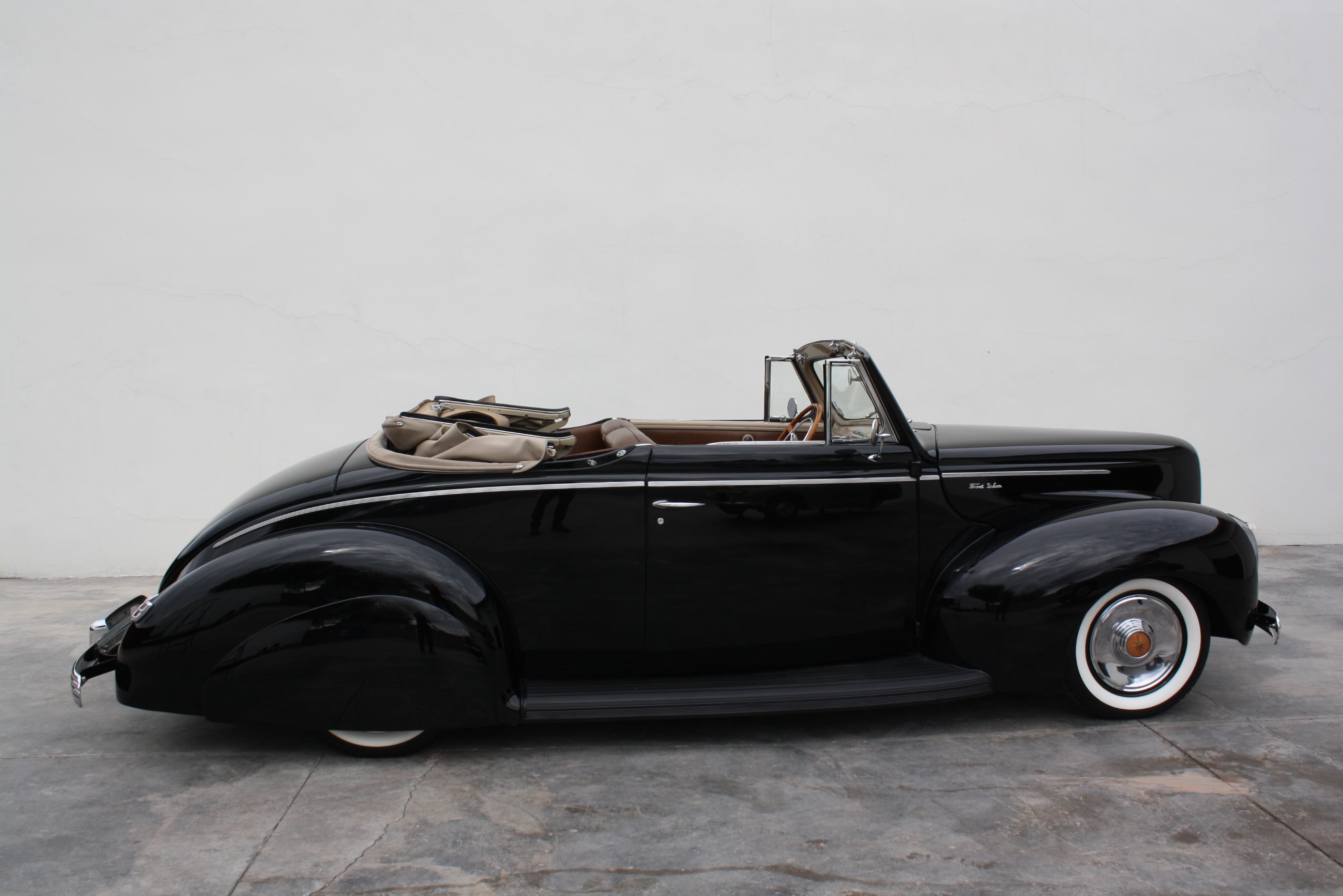 1940 Ford Deluxe Desoto Hemi powered convertible.