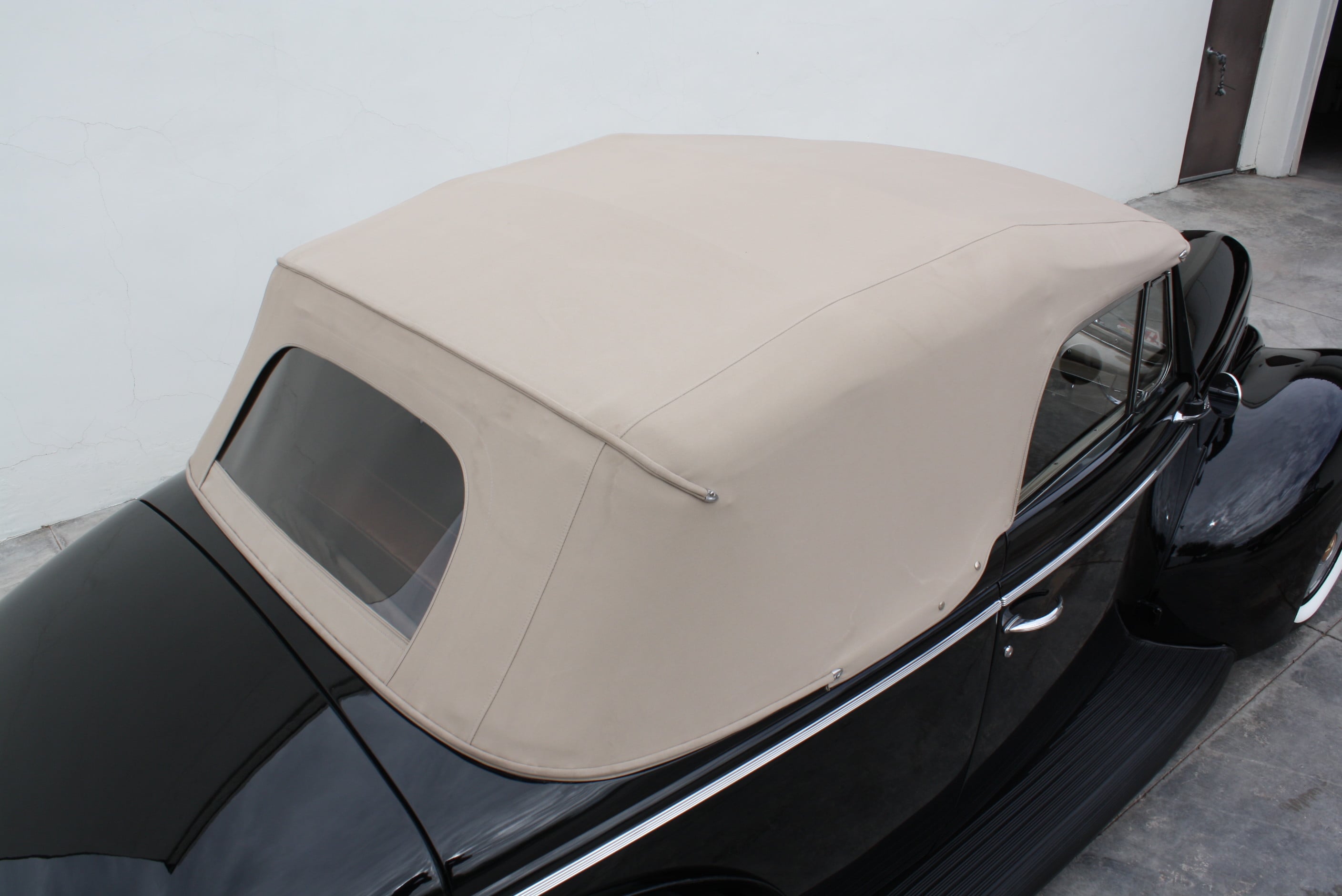 1940 Ford Deluxe Desoto Hemi powered convertible.