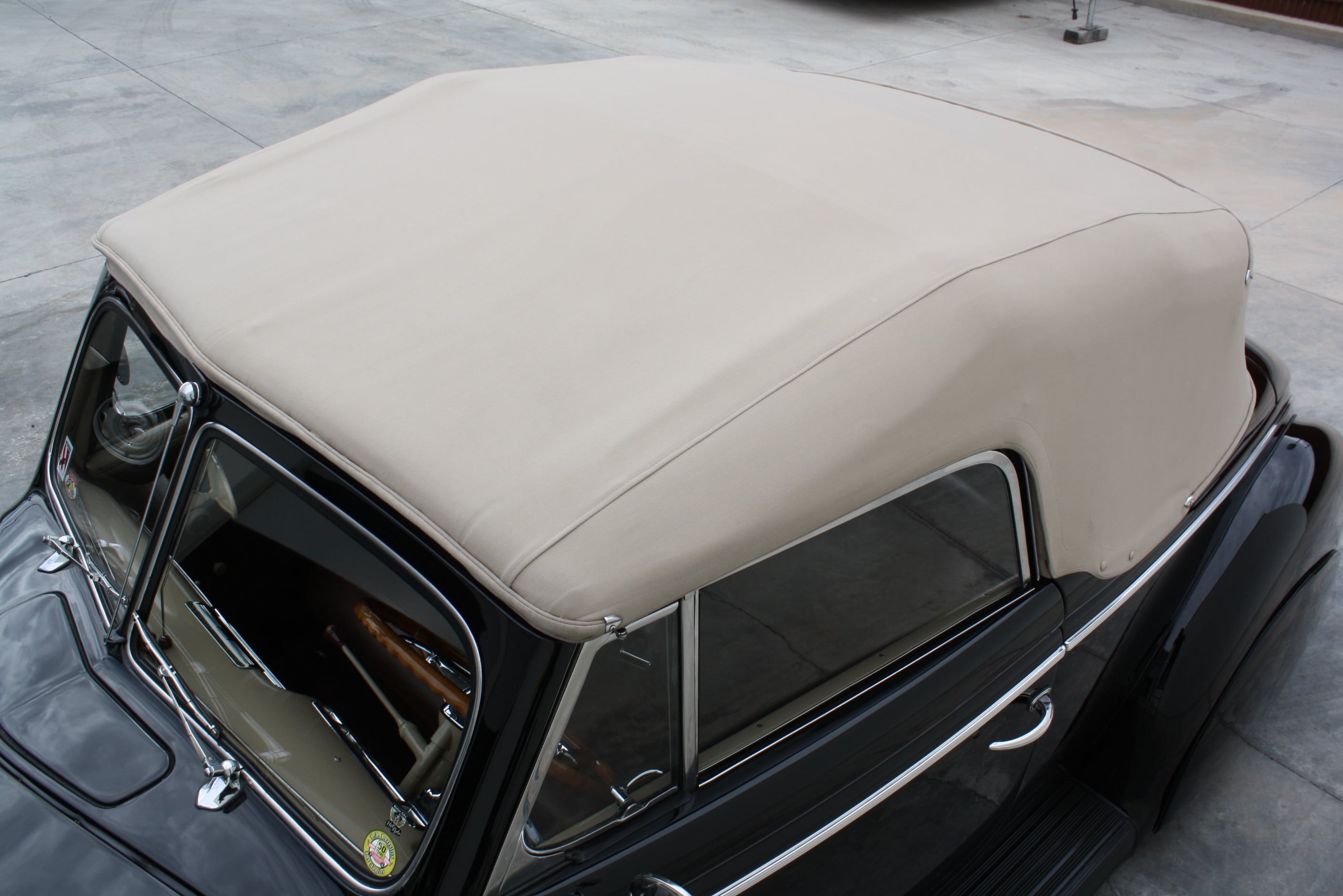 1940 Ford Deluxe Desoto Hemi powered convertible.