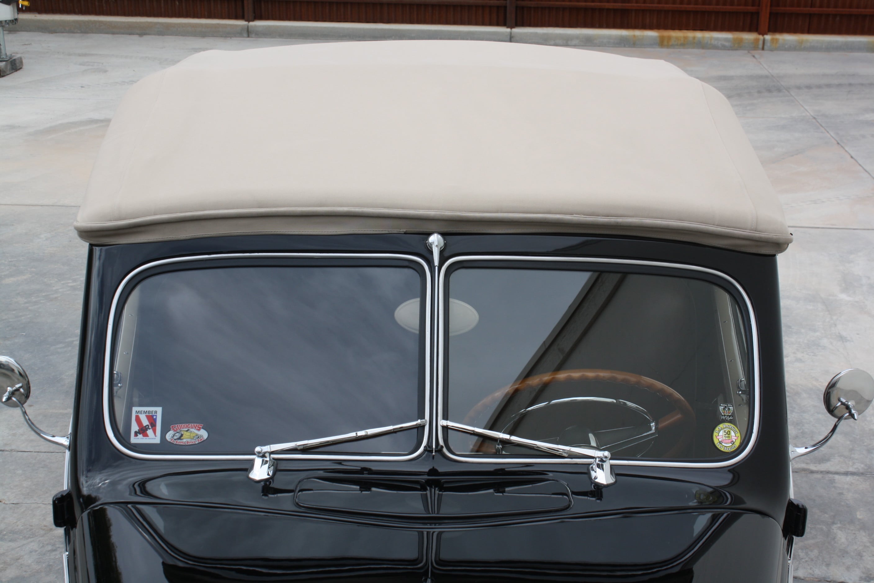 1940 Ford Deluxe Desoto Hemi powered convertible.