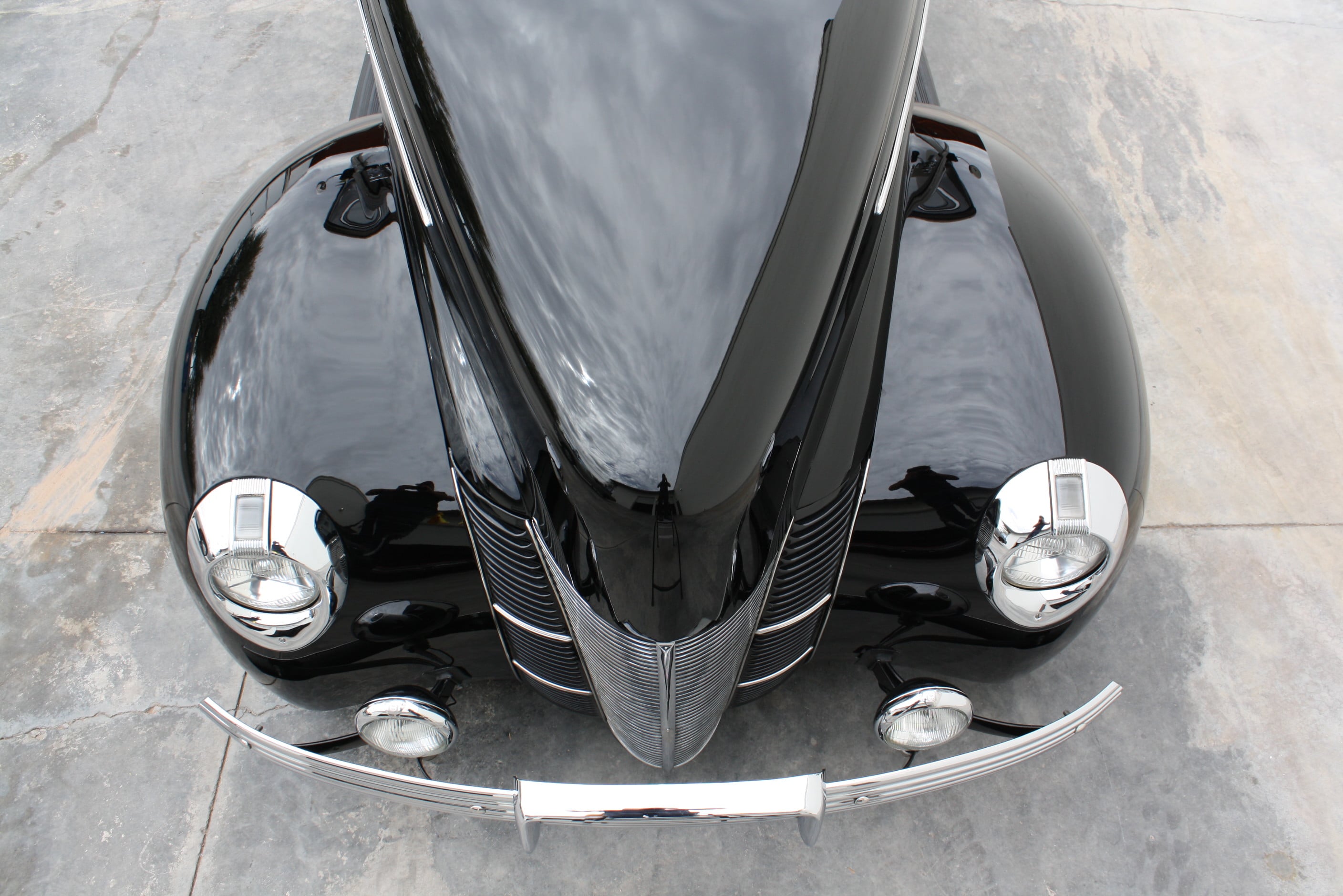1940 Ford Deluxe Desoto Hemi powered convertible.