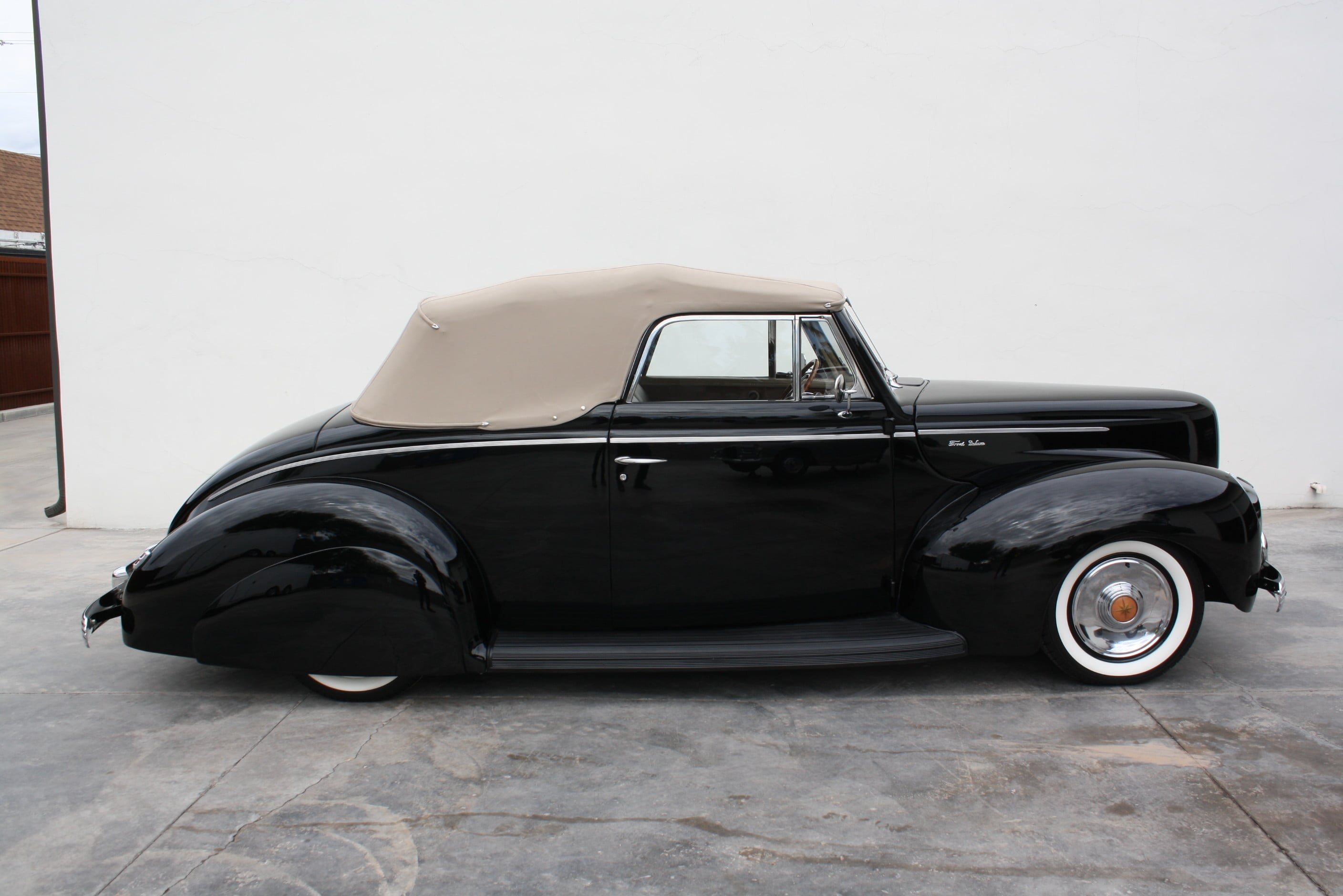 1940 Ford Deluxe Desoto Hemi powered convertible.