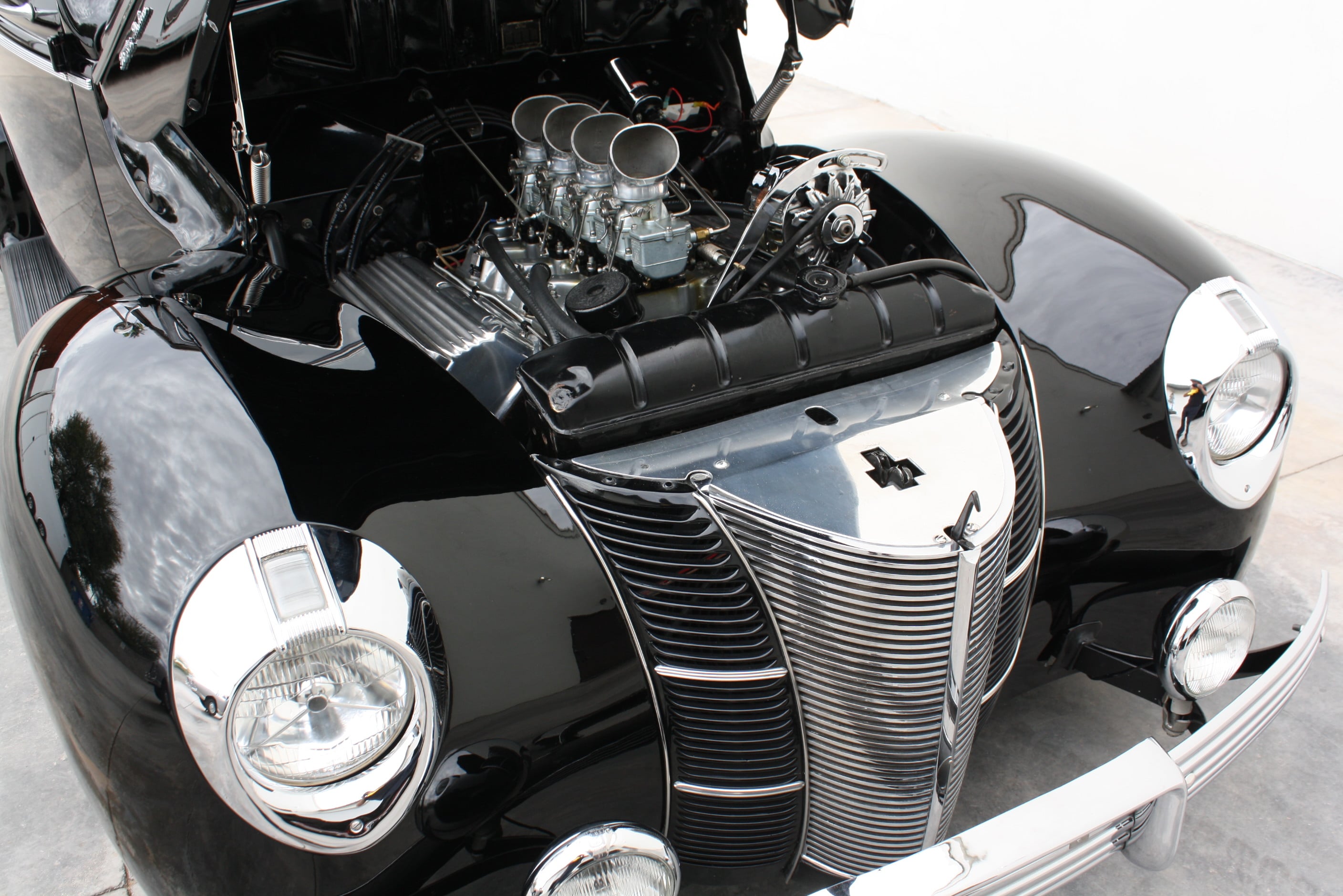 1940 Ford Deluxe Desoto Hemi powered convertible.