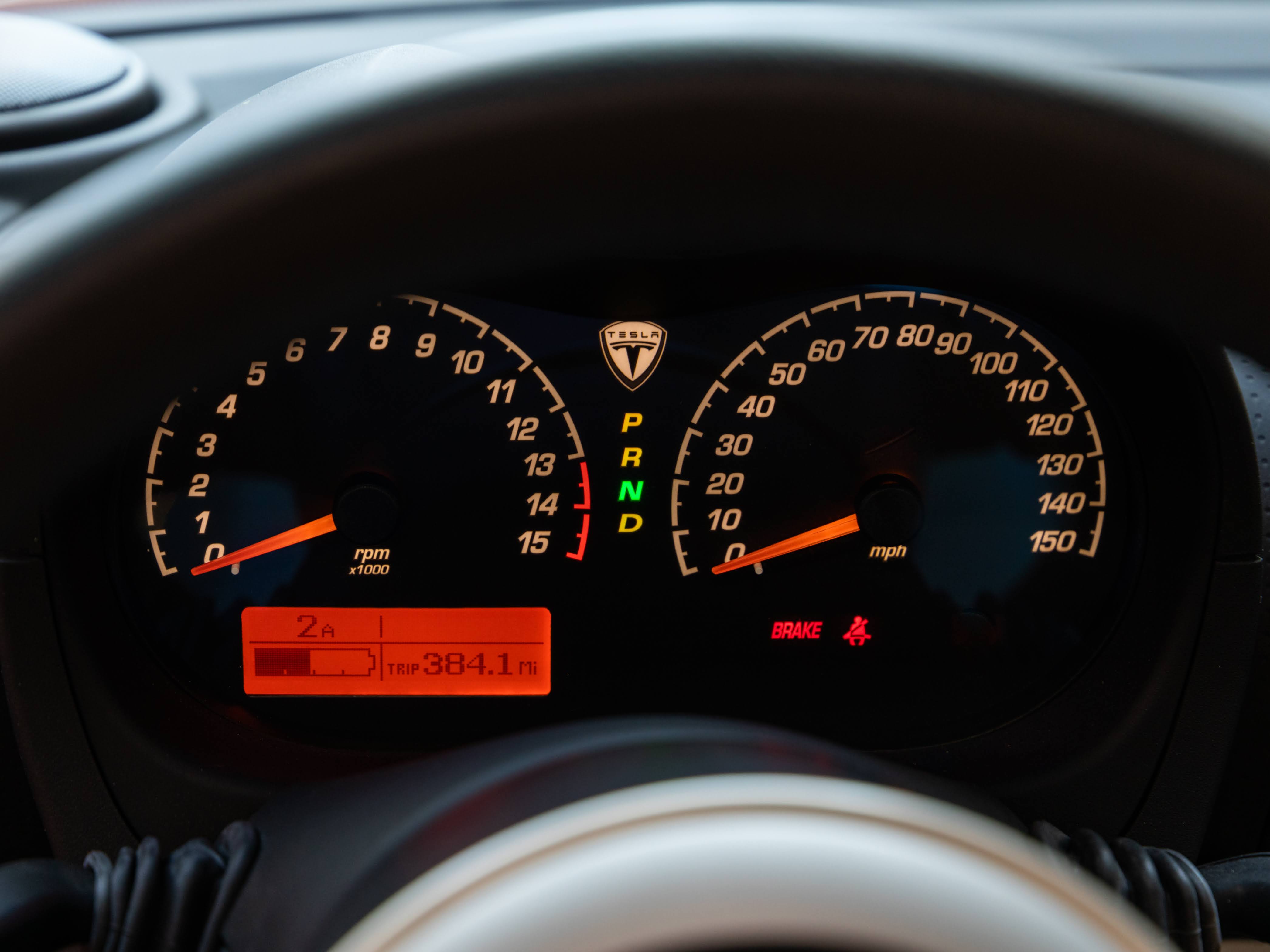2008 Tesla Roadster 924 miles, one of the first 300