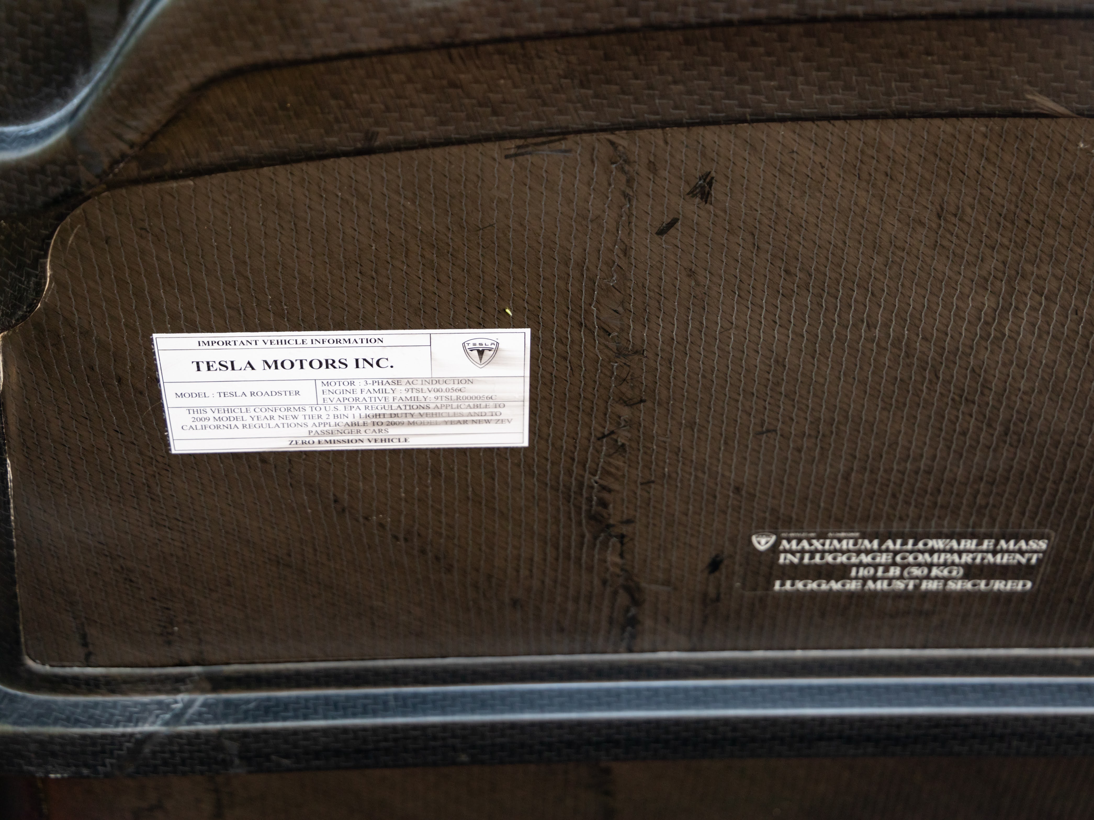 2008 Tesla Roadster 924 miles, one of the first 300