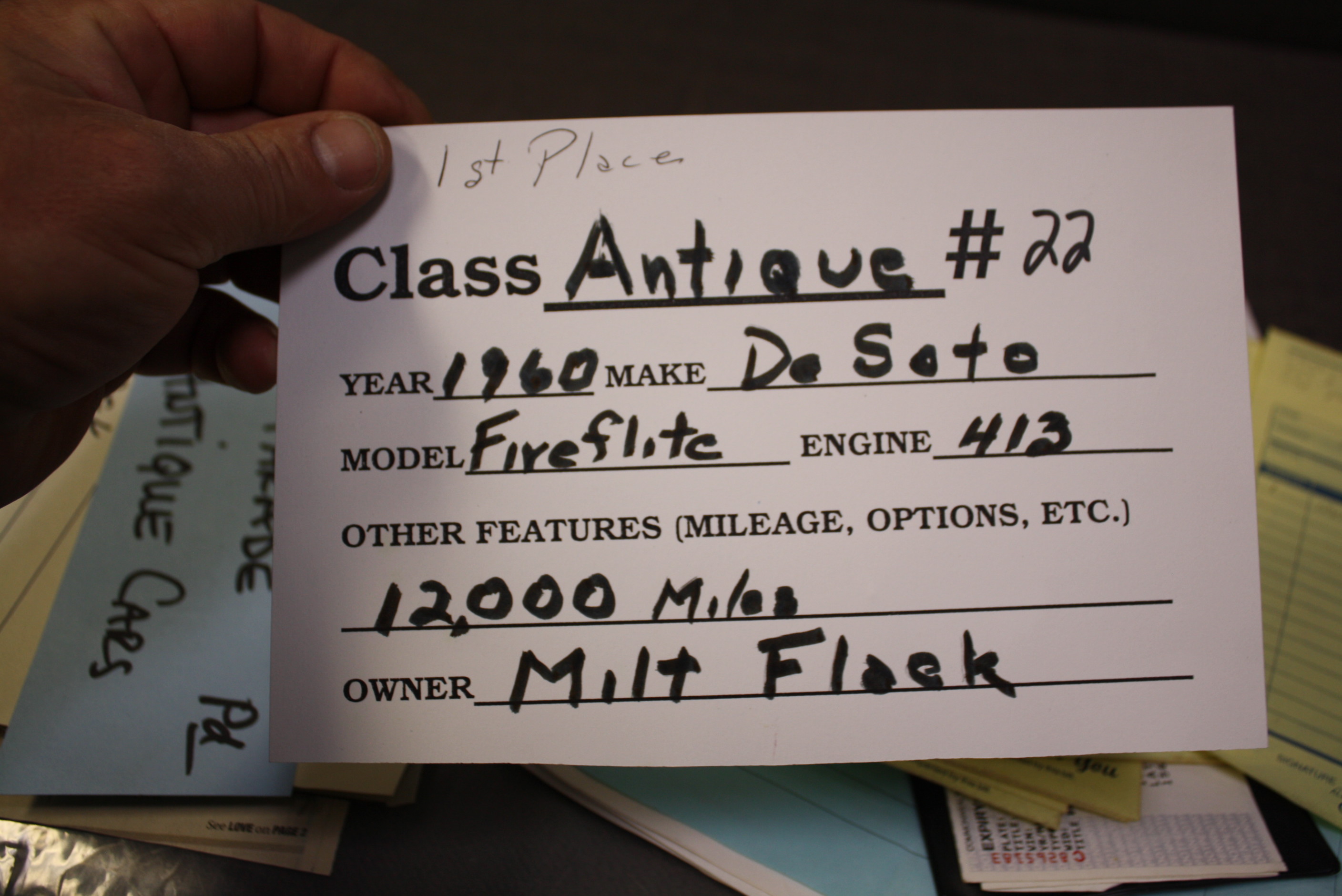 1960 DeSoto Fireflite Sedan. 13K original miles!