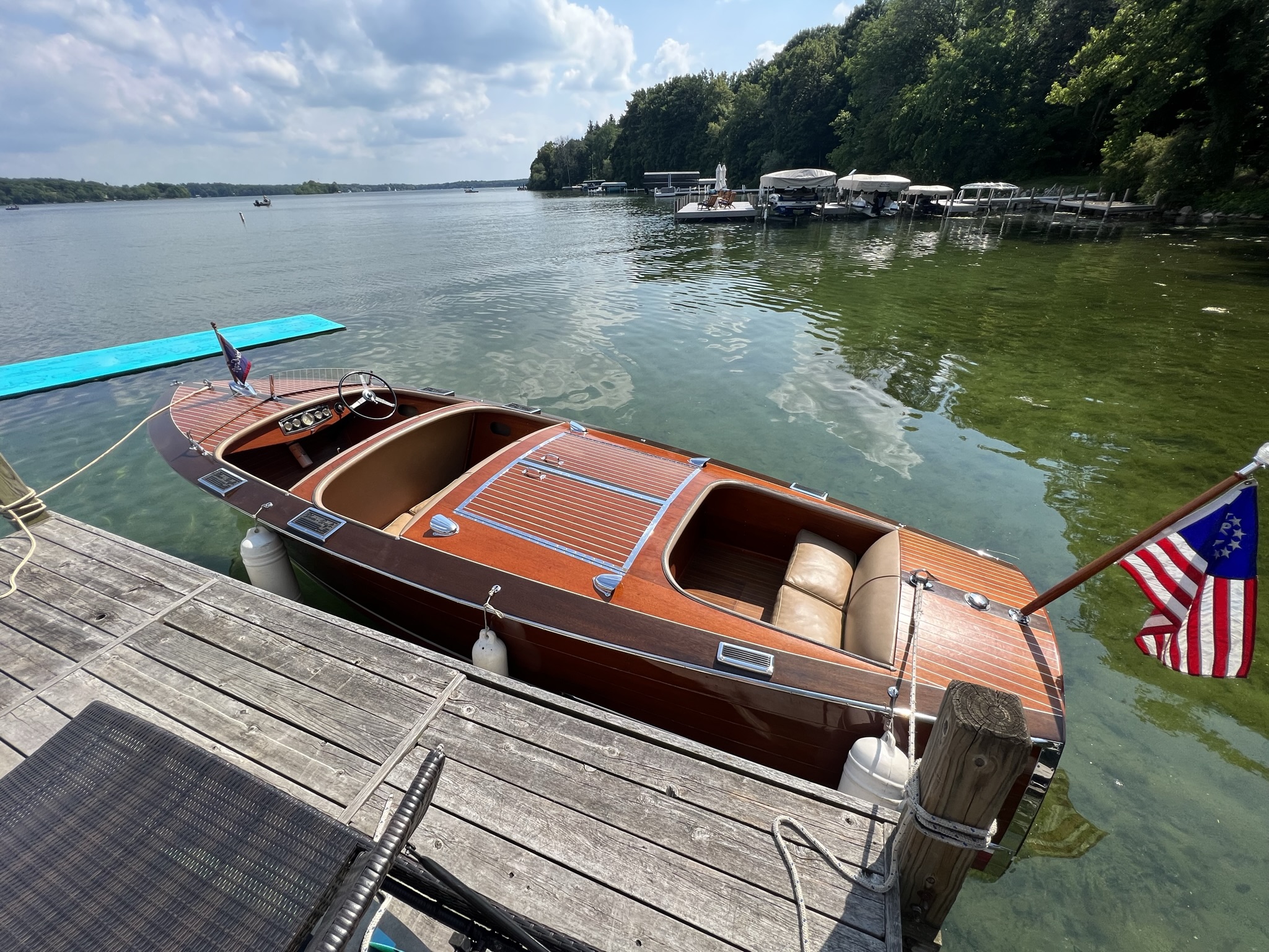 1934 Chris Craft 21′ Triple Cockpit Runabout