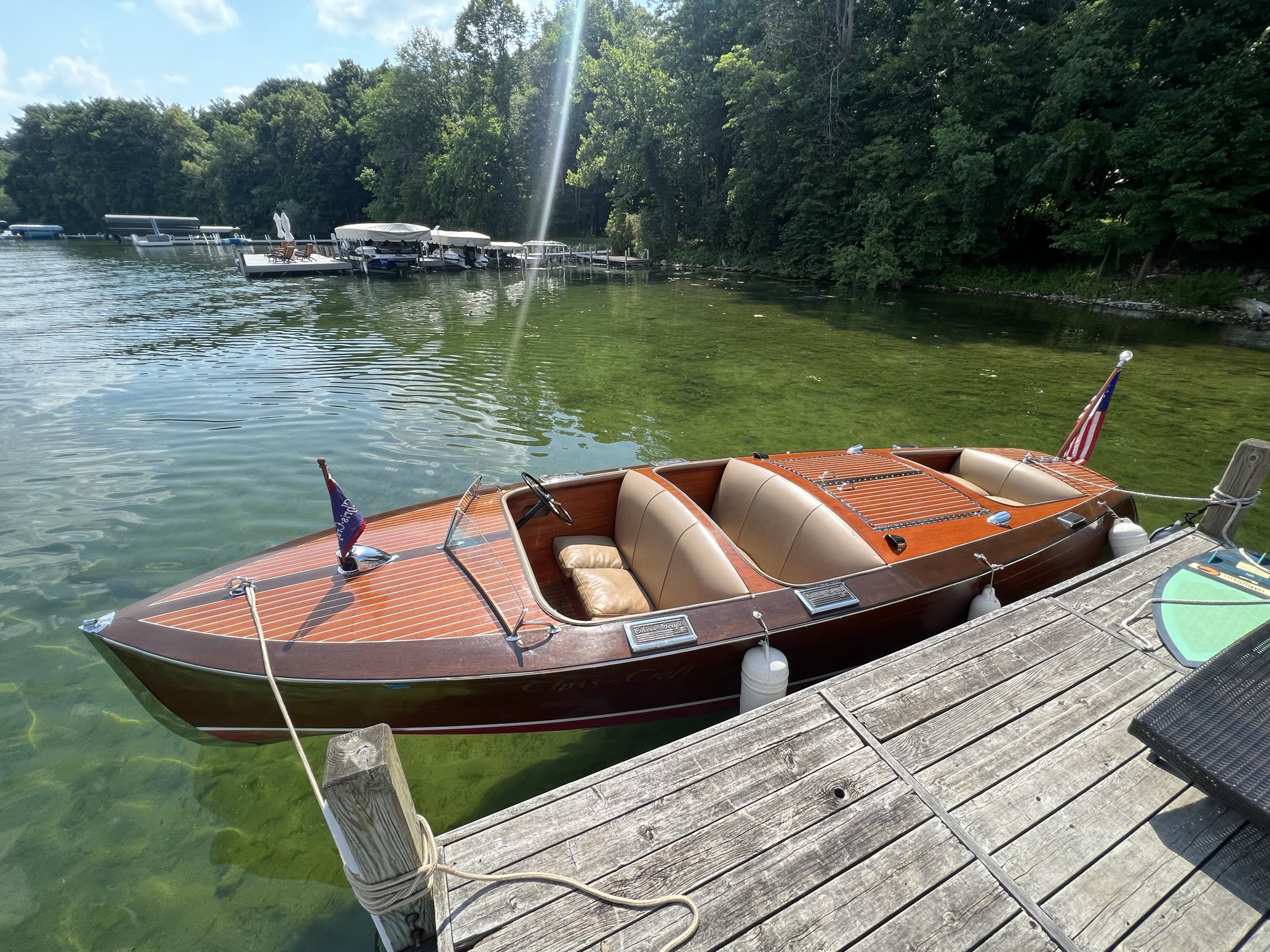 1934 Chris Craft 21′ Triple Cockpit Runabout
