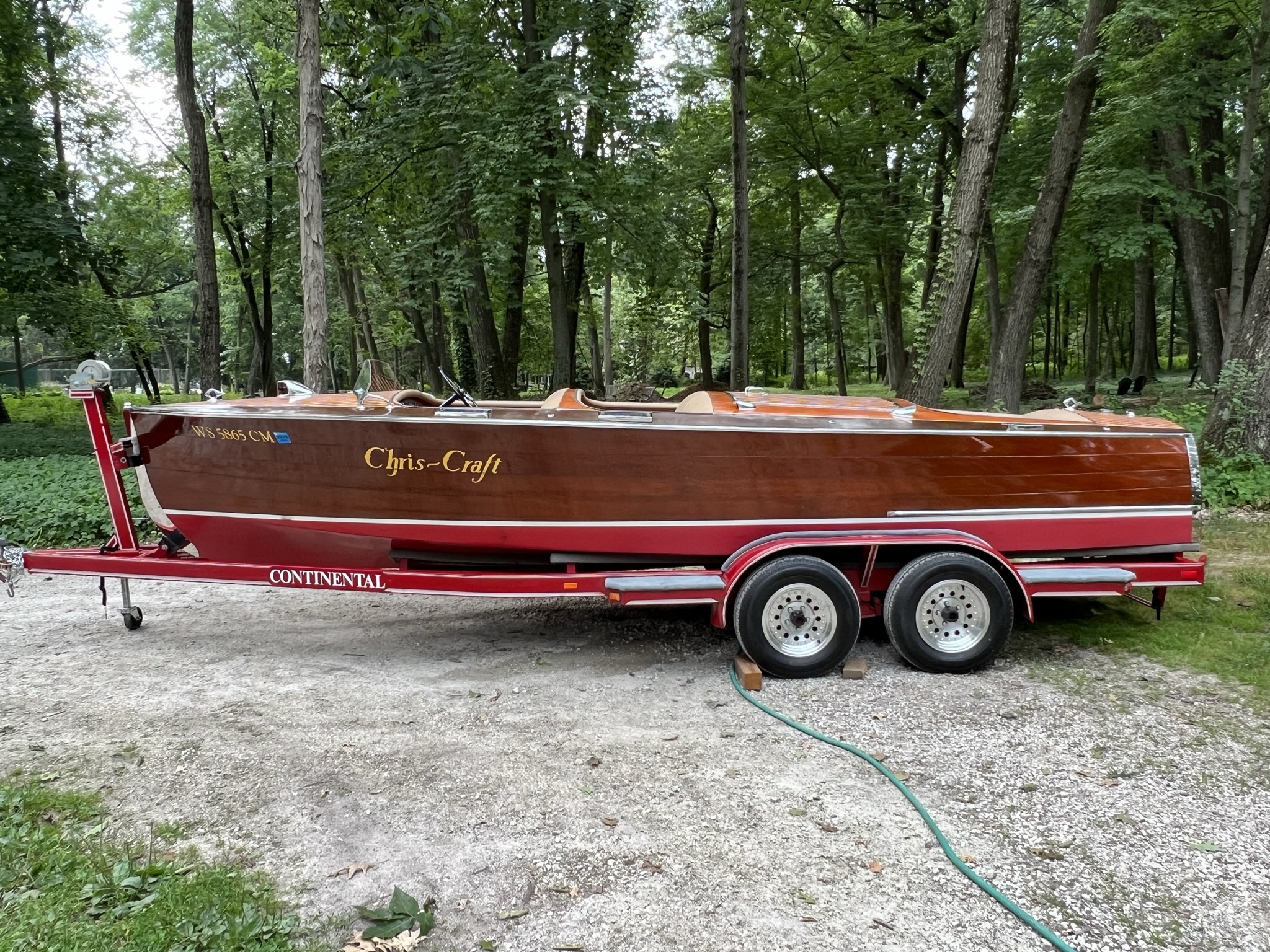 1934 Chris Craft 21′ Triple Cockpit Runabout