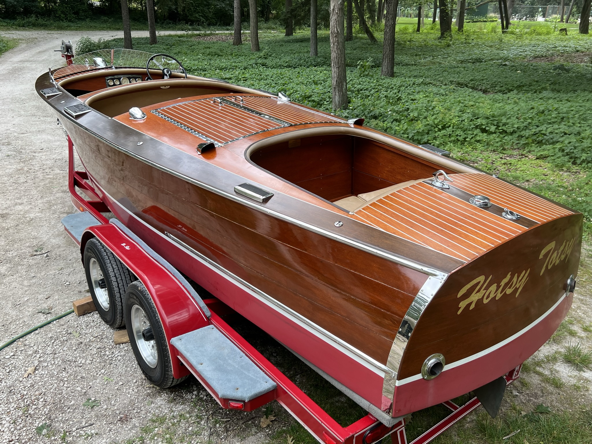 1934 Chris Craft 21′ Triple Cockpit Runabout