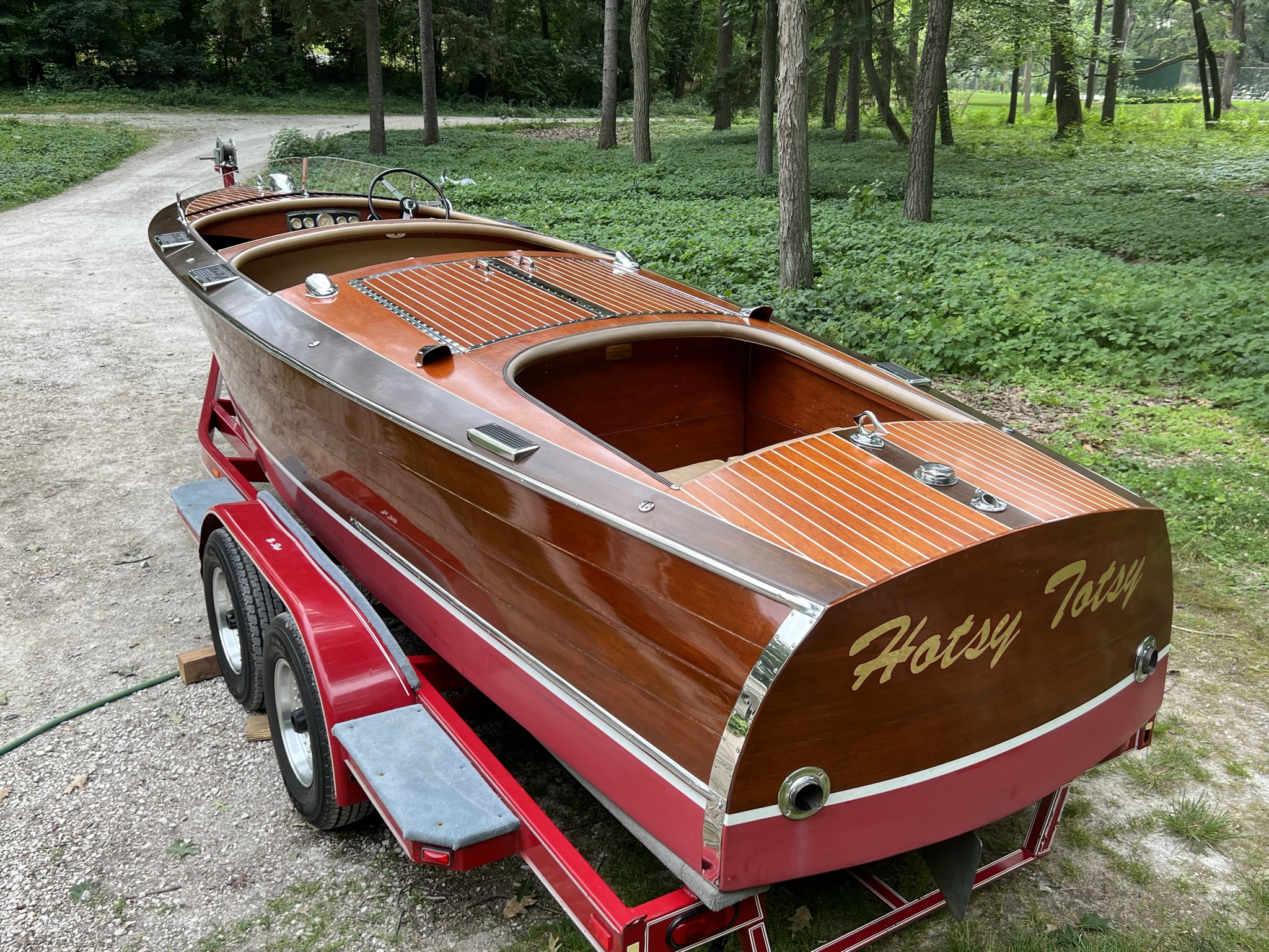 1934 Chris Craft 21′ Triple Cockpit Runabout