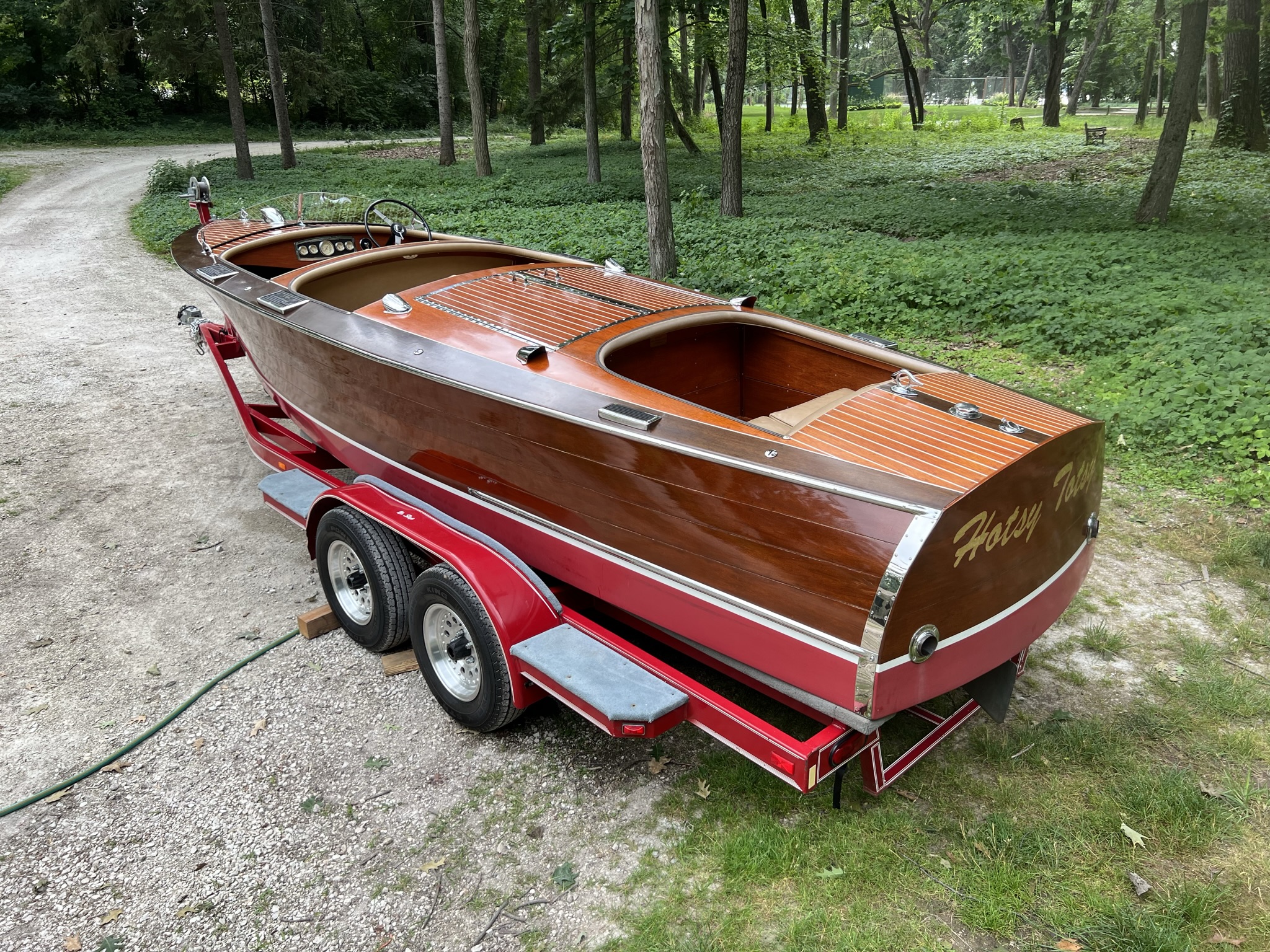 1934 Chris Craft 21′ Triple Cockpit Runabout