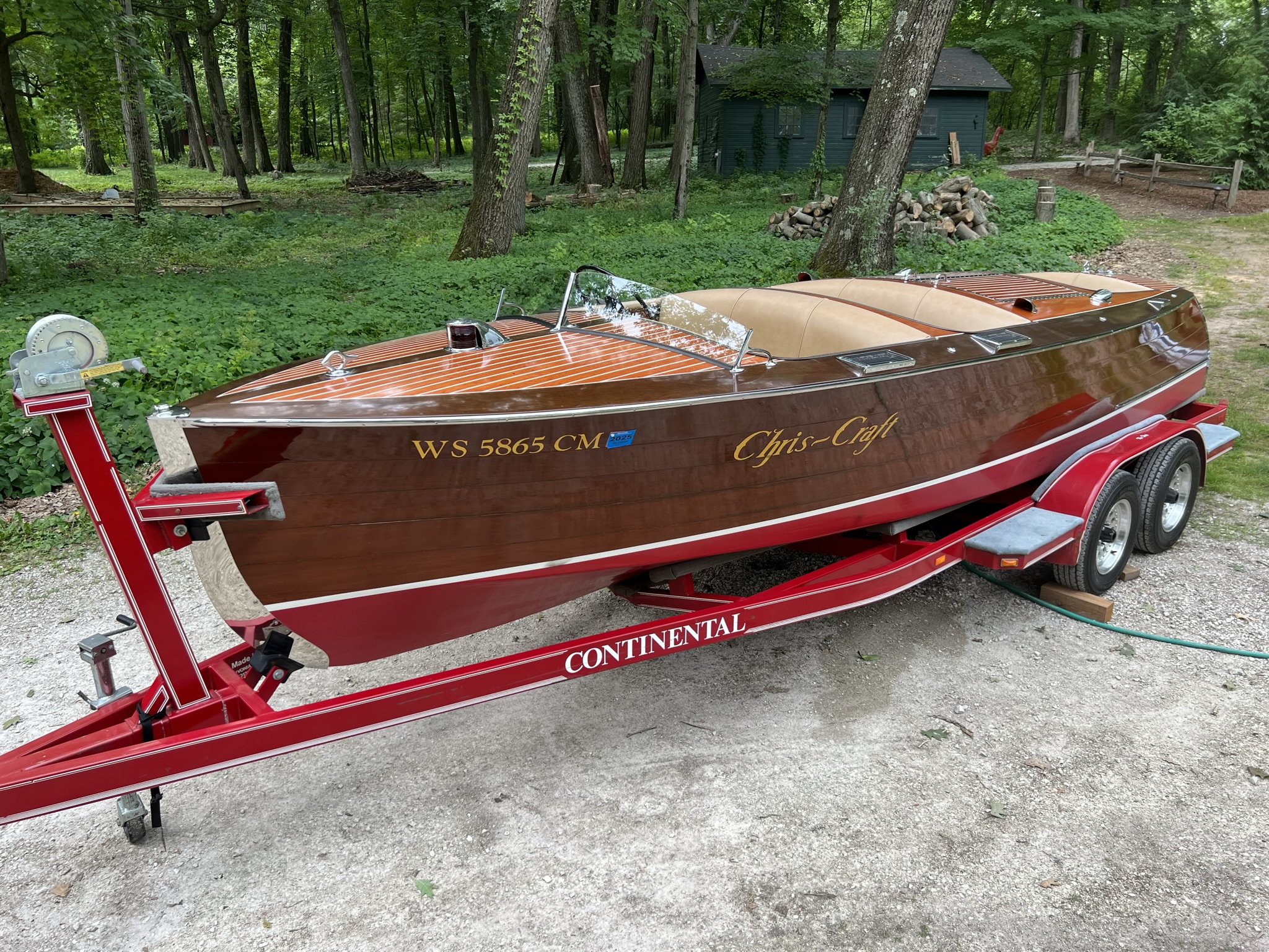 1934 Chris Craft 21′ Triple Cockpit Runabout