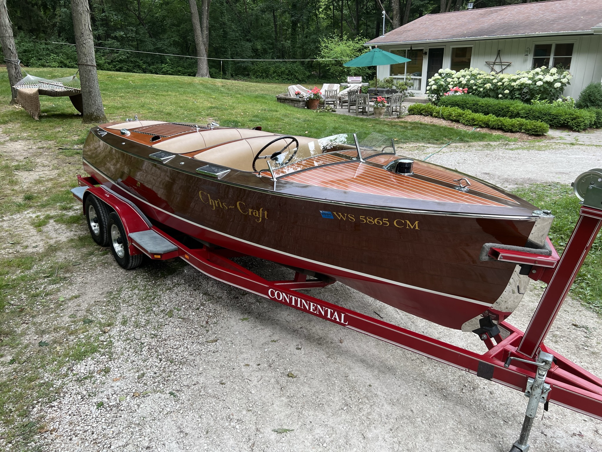 1934 Chris Craft 21′ Triple Cockpit Runabout