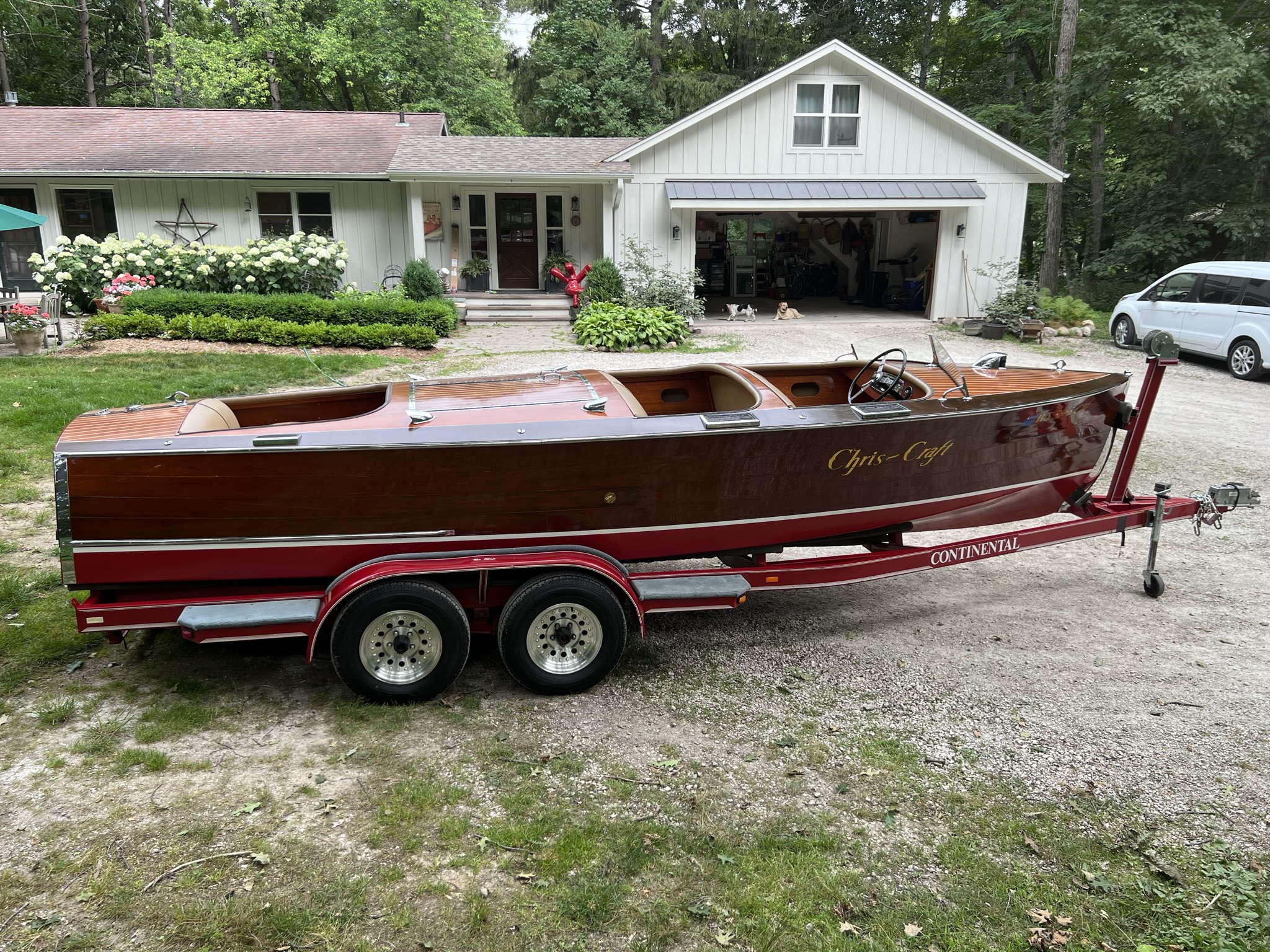 1934 Chris Craft 21′ Triple Cockpit Runabout
