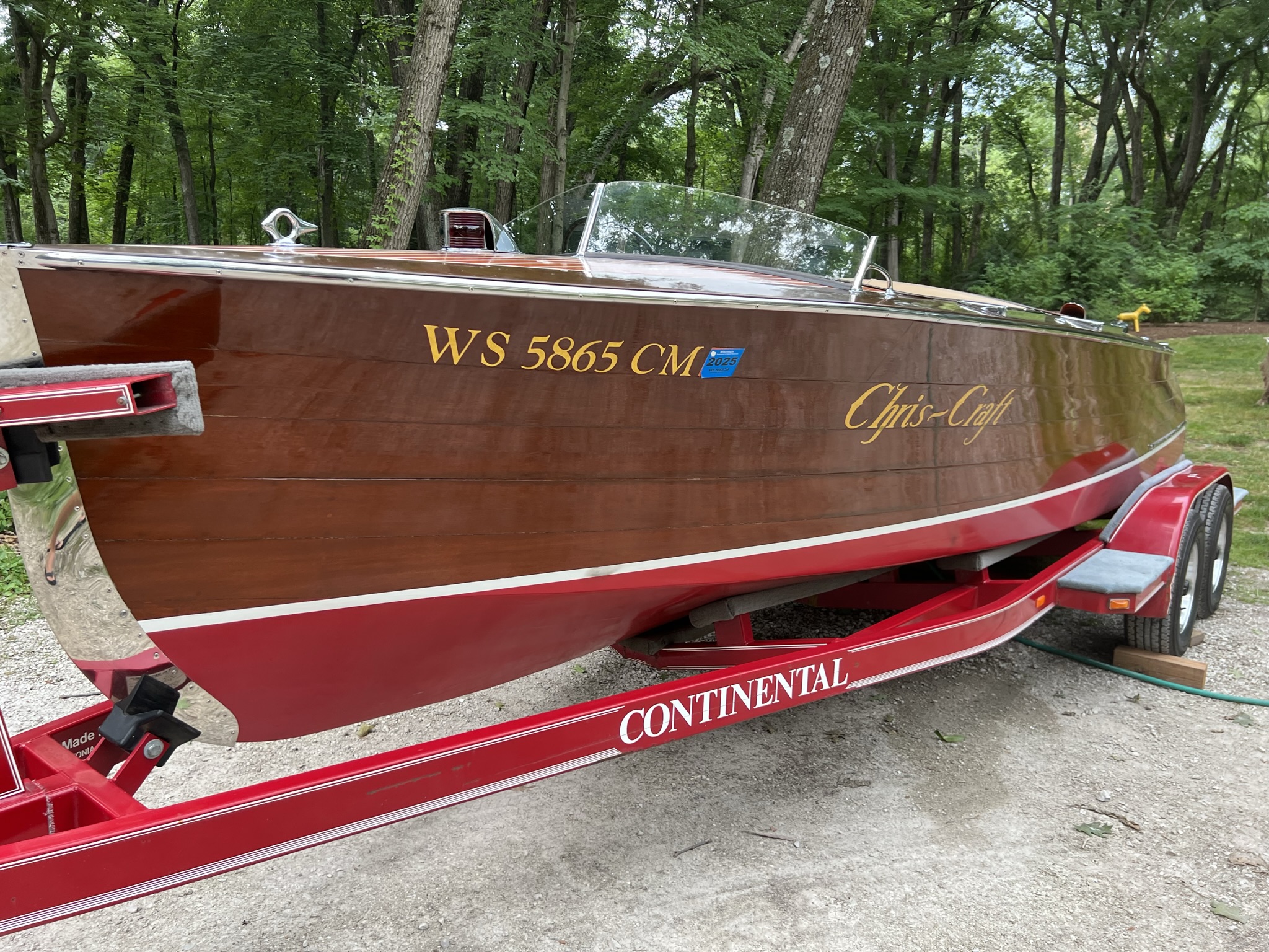 1934 Chris Craft 21′ Triple Cockpit Runabout