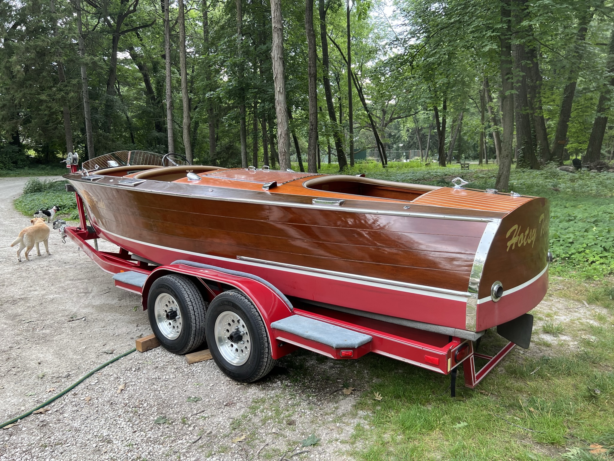 1934 Chris Craft 21′ Triple Cockpit Runabout