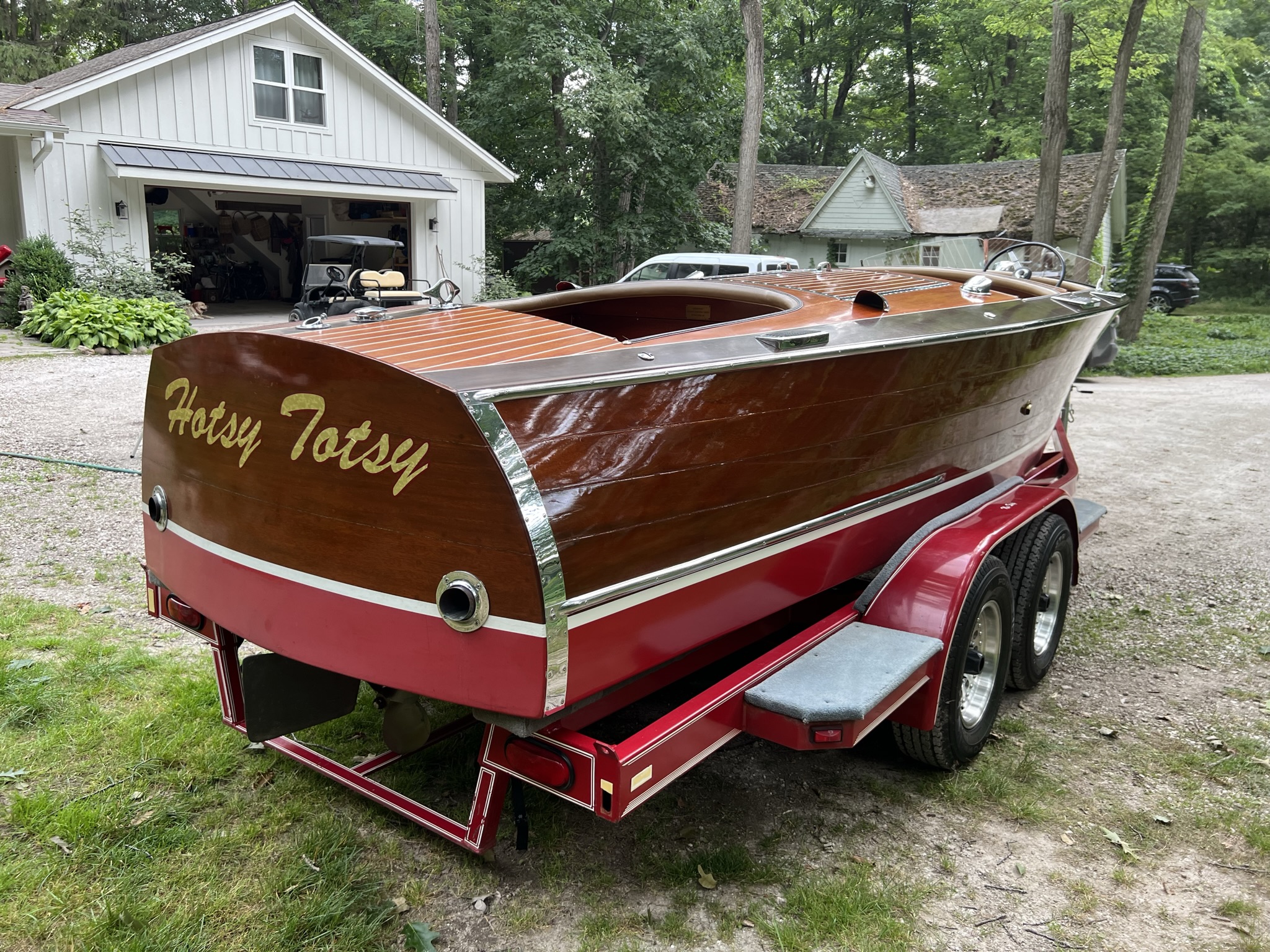 1934 Chris Craft 21′ Triple Cockpit Runabout