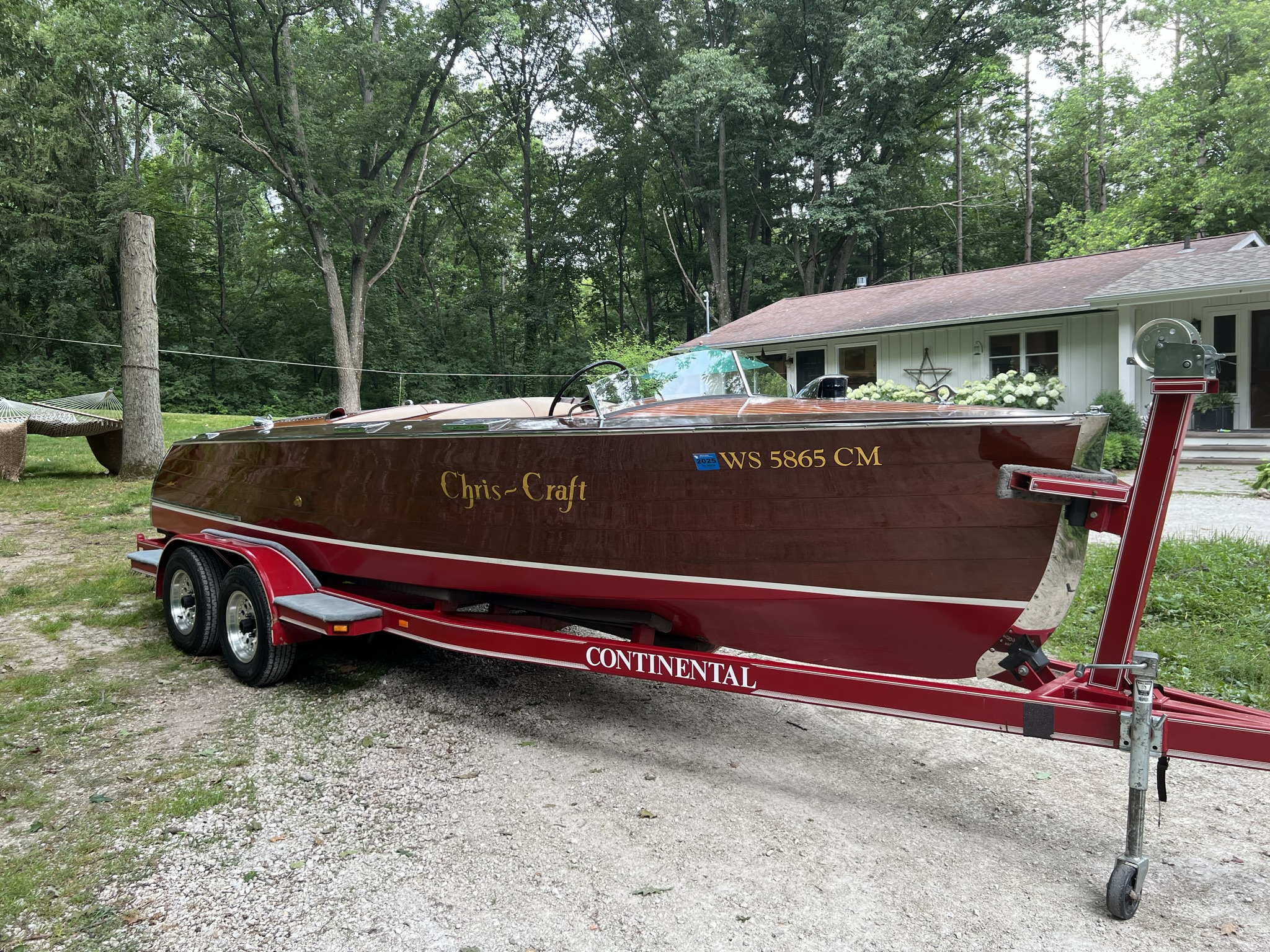 1934 Chris Craft 21′ Triple Cockpit Runabout
