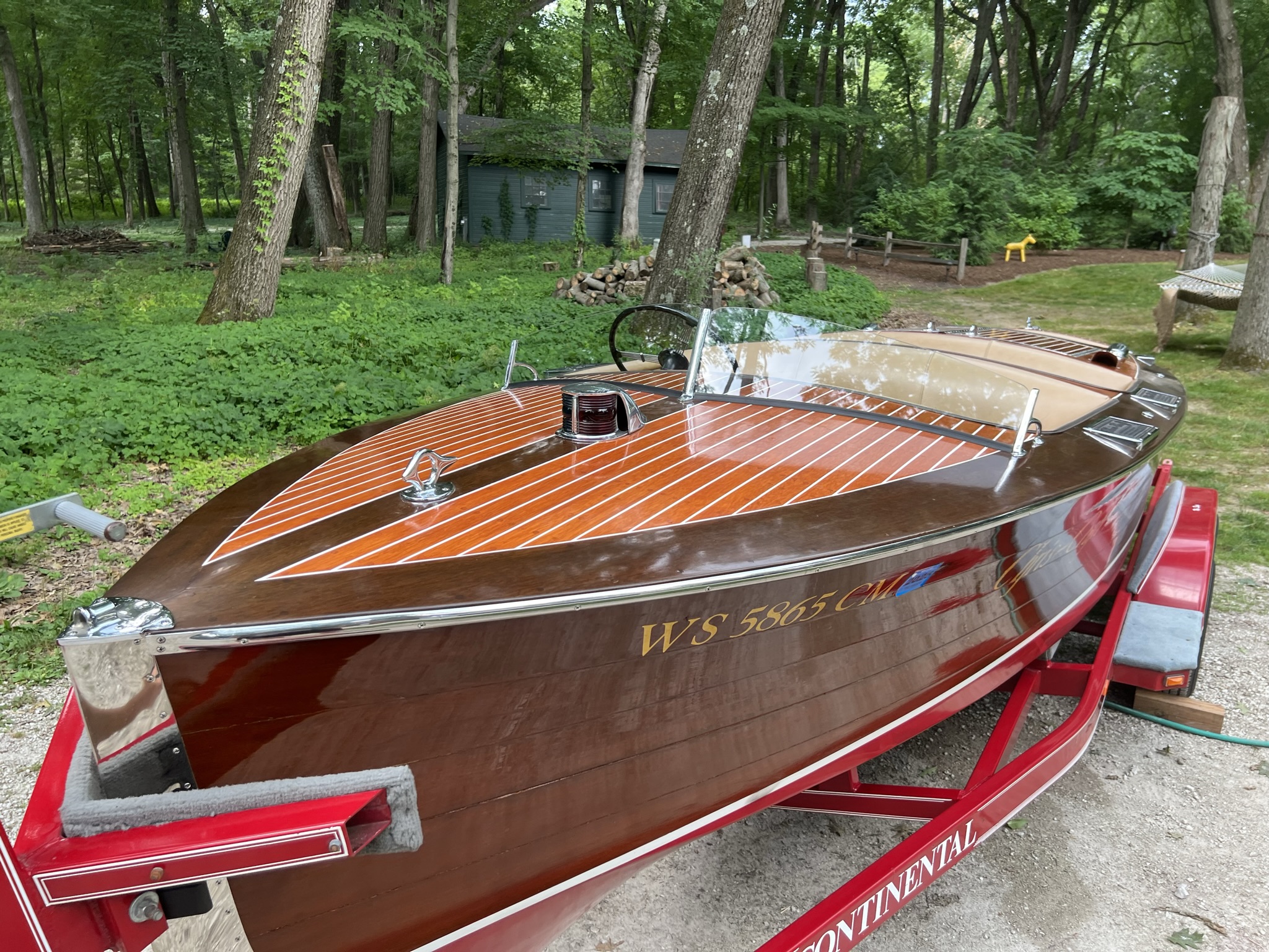 1934 Chris Craft 21′ Triple Cockpit Runabout