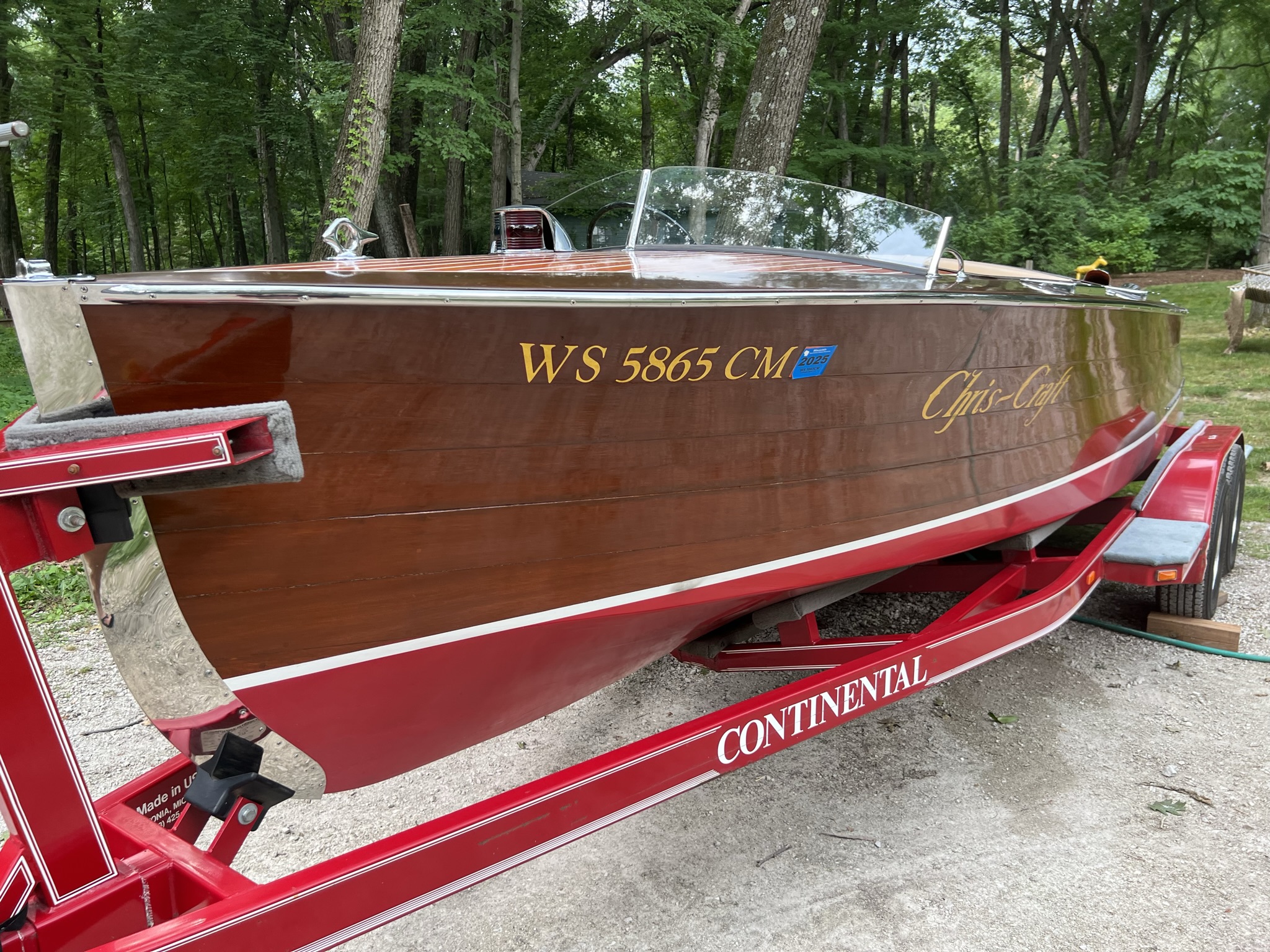1934 Chris Craft 21′ Triple Cockpit Runabout