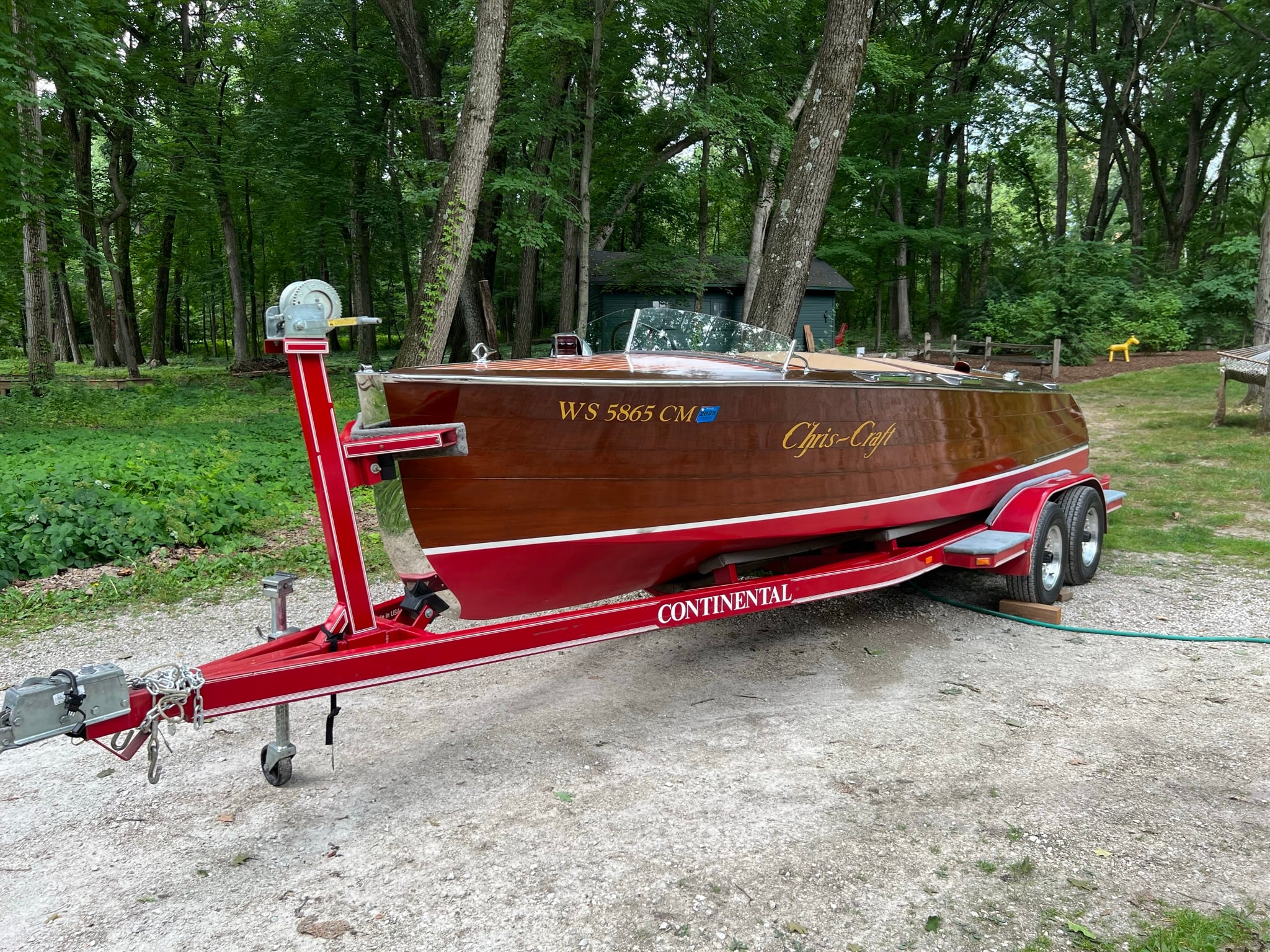 1934 Chris Craft 21′ Triple Cockpit Runabout