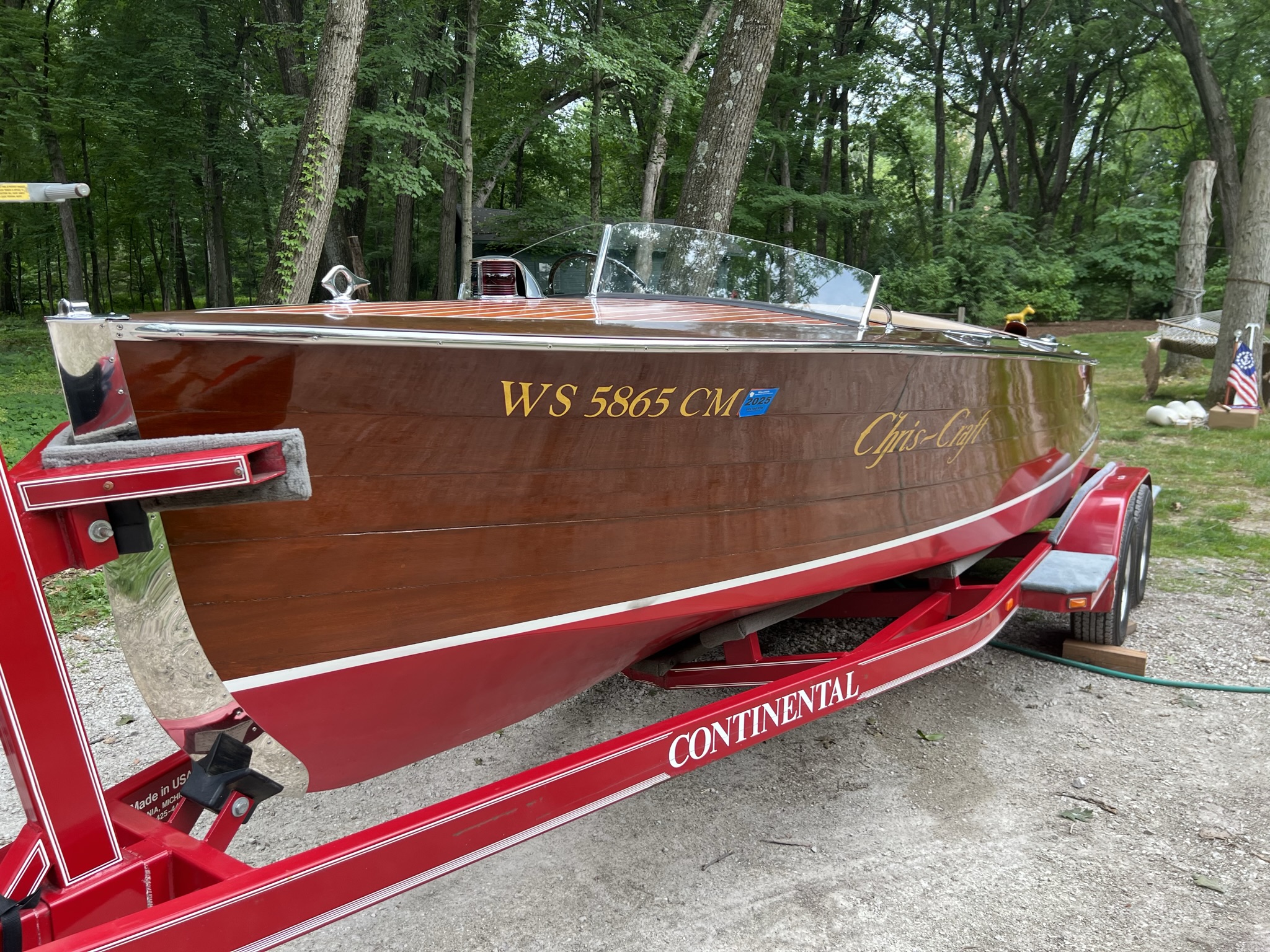 1934 Chris Craft 21′ Triple Cockpit Runabout