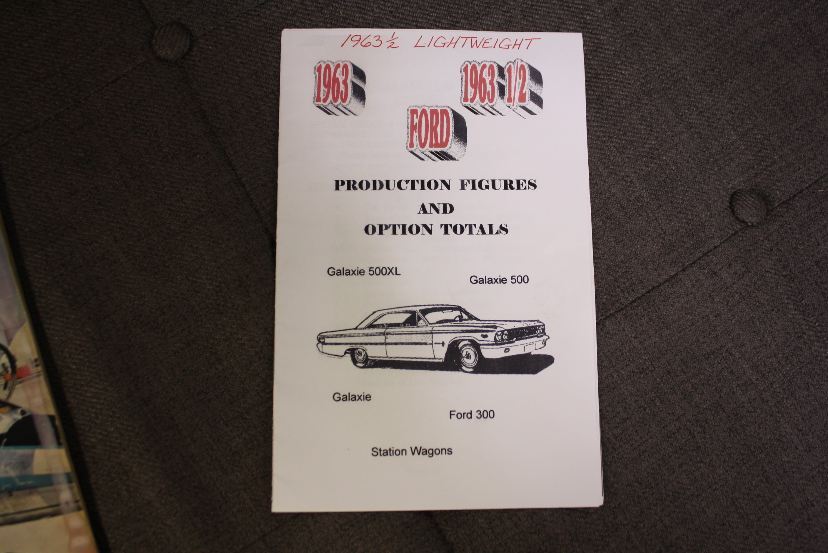 1963-1/2 Galaxie R Code 427 Factory Lightweight