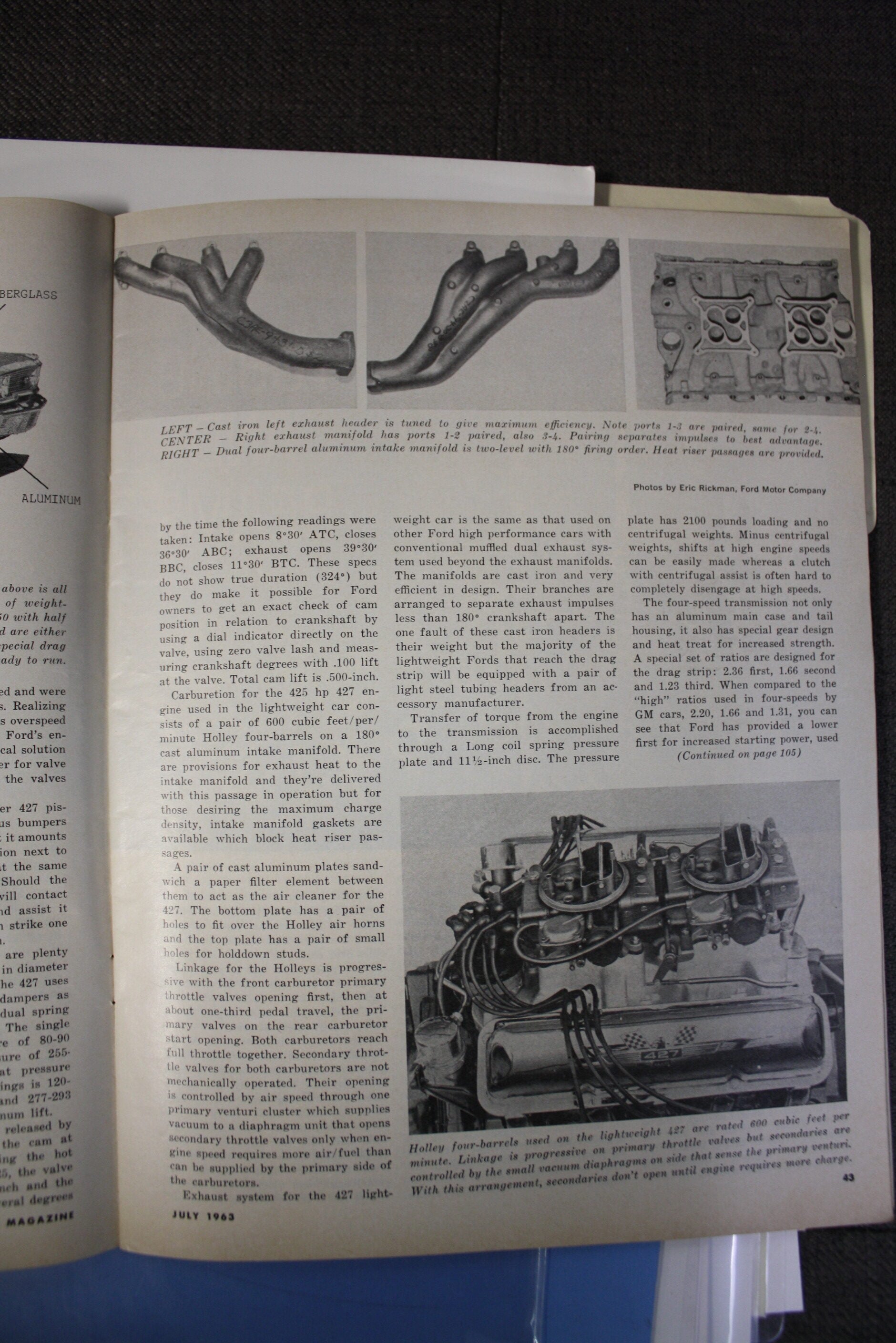 1963-1/2 Galaxie R Code 427 Factory Lightweight