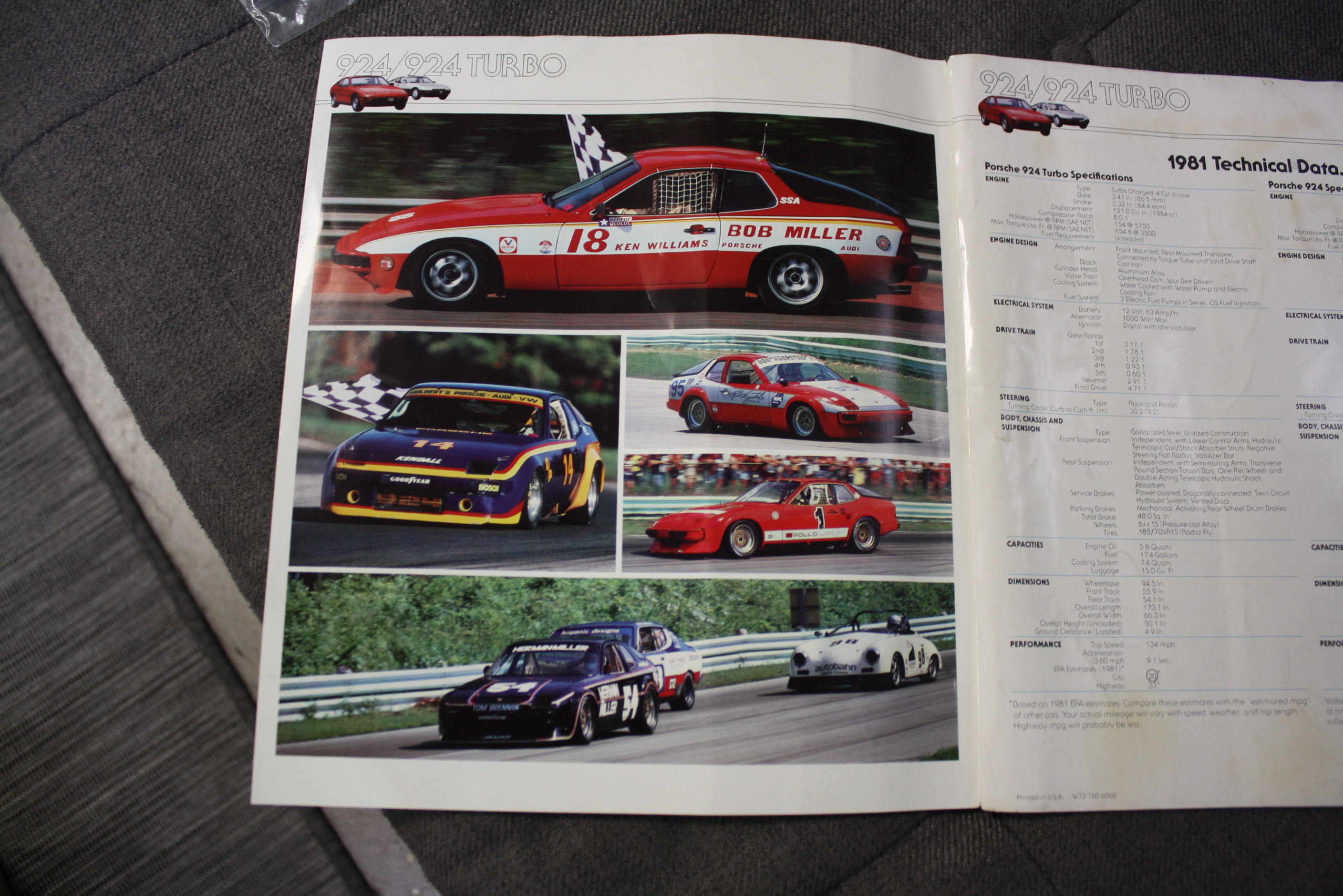 1978 Porsche 924/933 #54 Herman Miller Factory Built Porsche D/P Race Car