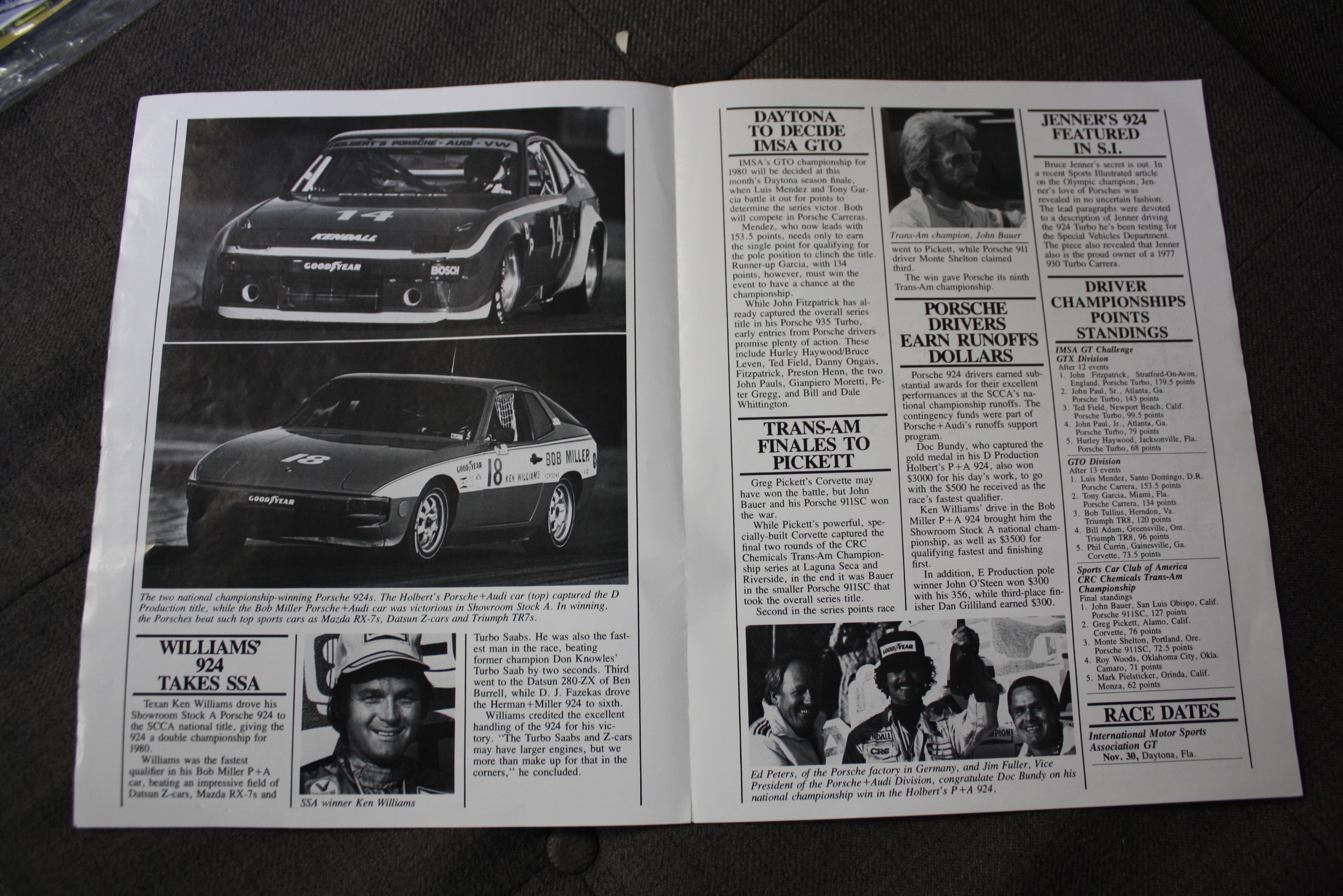 1978 Porsche 924/933 #54 Herman Miller Factory Built Porsche D/P Race Car
