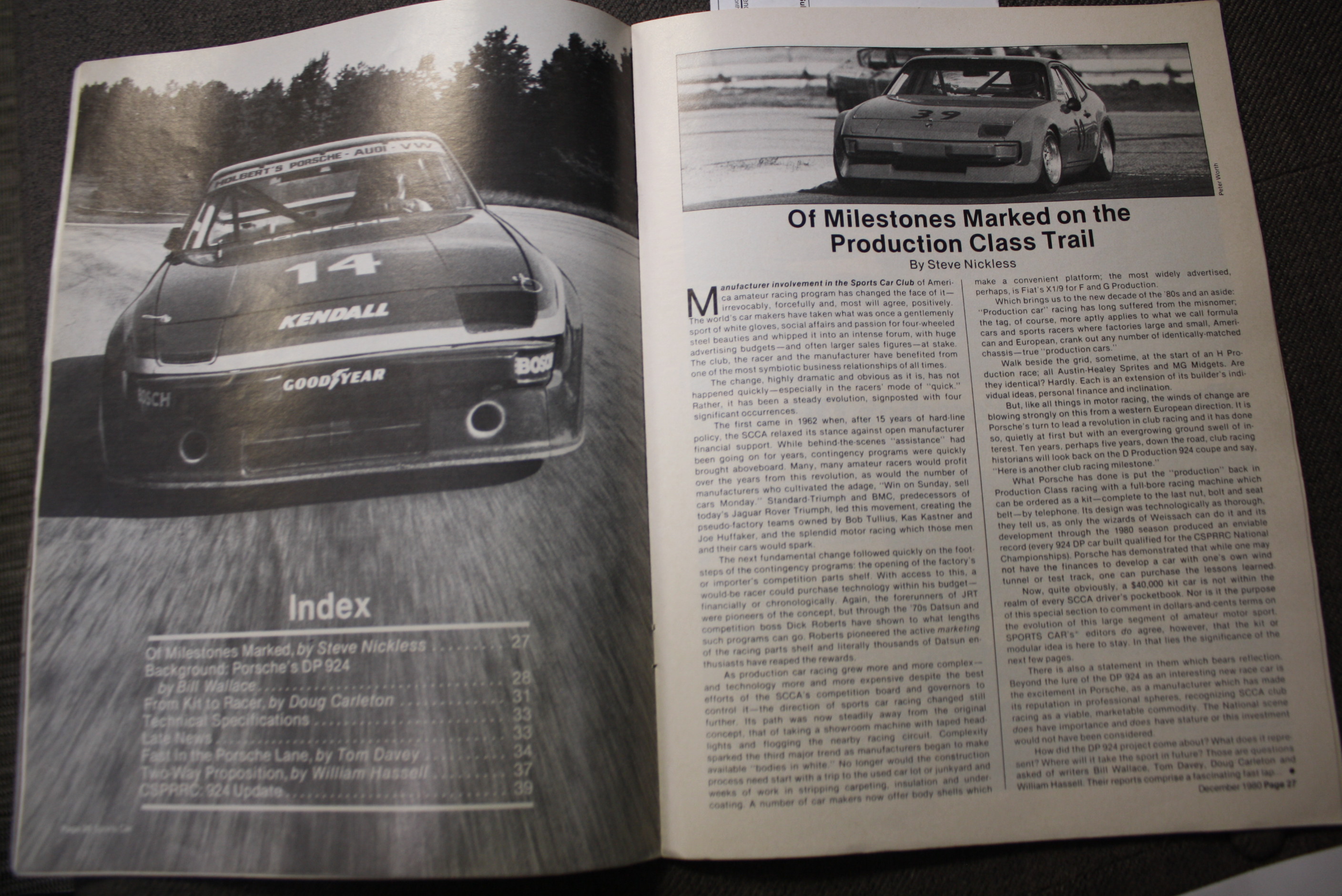 1978 Porsche 924/933 #54 Herman Miller Factory Built Porsche D/P Race Car