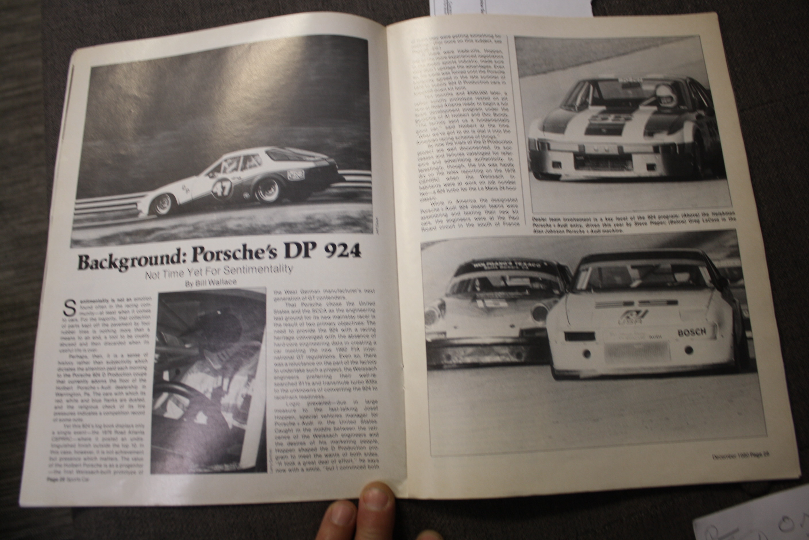 1978 Porsche 924/933 #54 Herman Miller Factory Built Porsche D/P Race Car