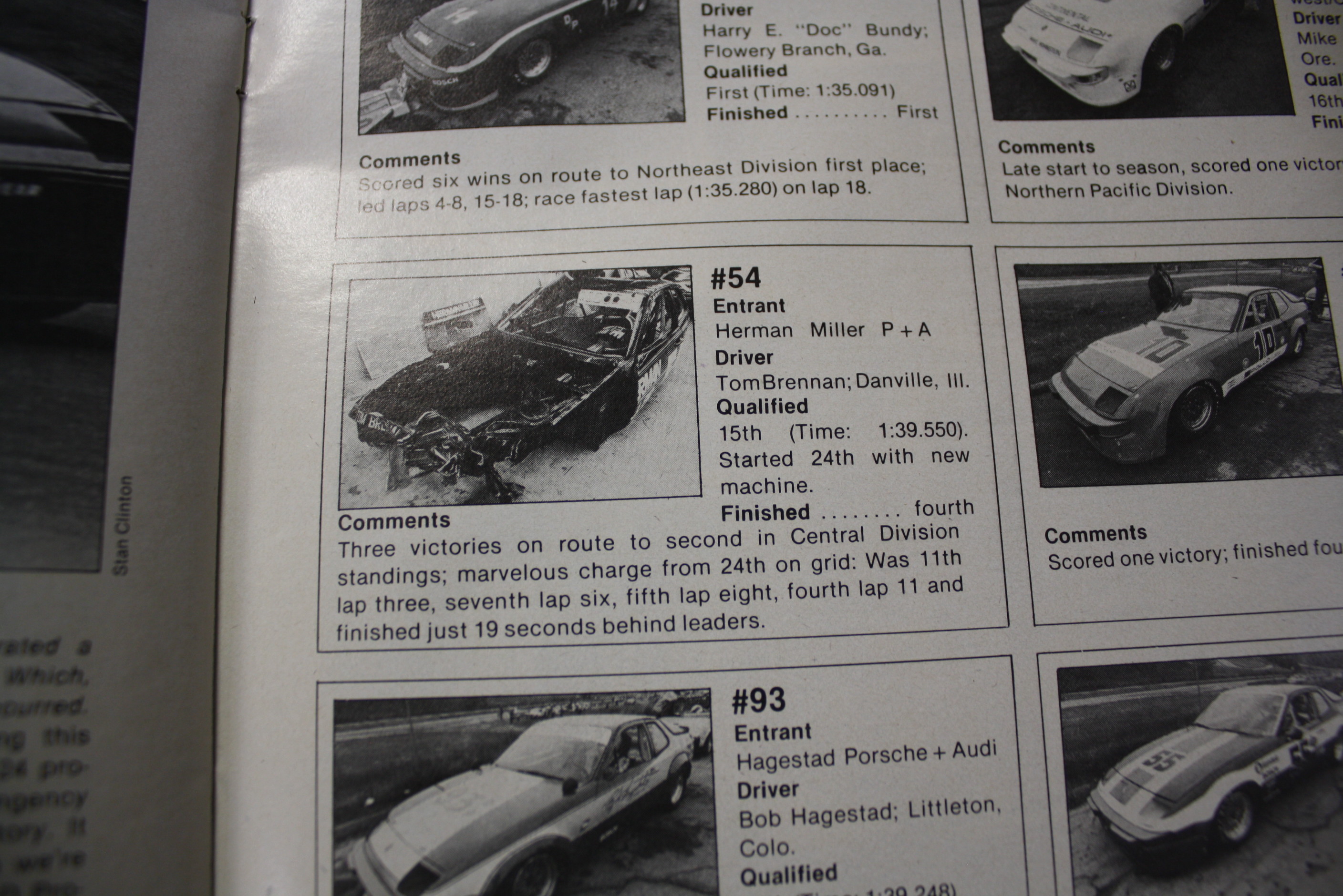 1978 Porsche 924/933 #54 Herman Miller Factory Built Porsche D/P Race Car