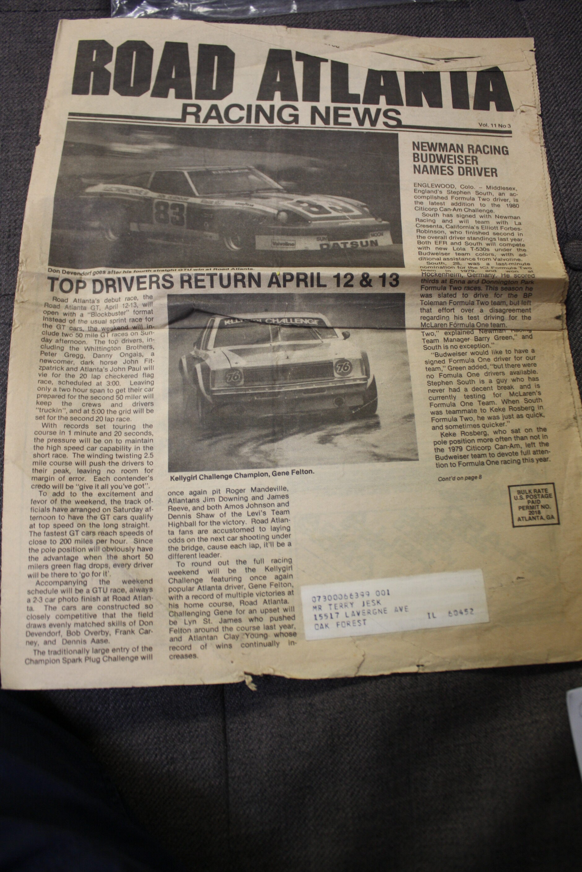 1978 Porsche 924/933 #54 Herman Miller Factory Built Porsche D/P Race Car