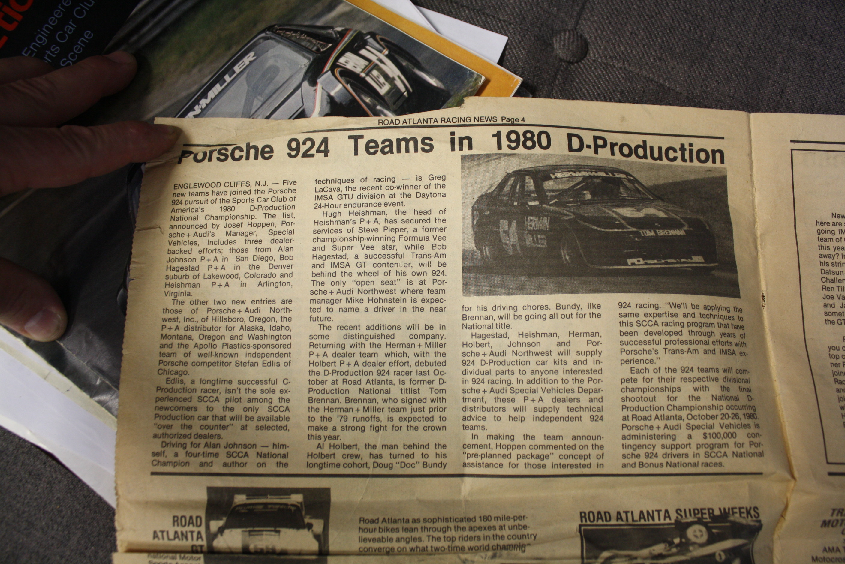 1978 Porsche 924/933 #54 Herman Miller Factory Built Porsche D/P Race Car