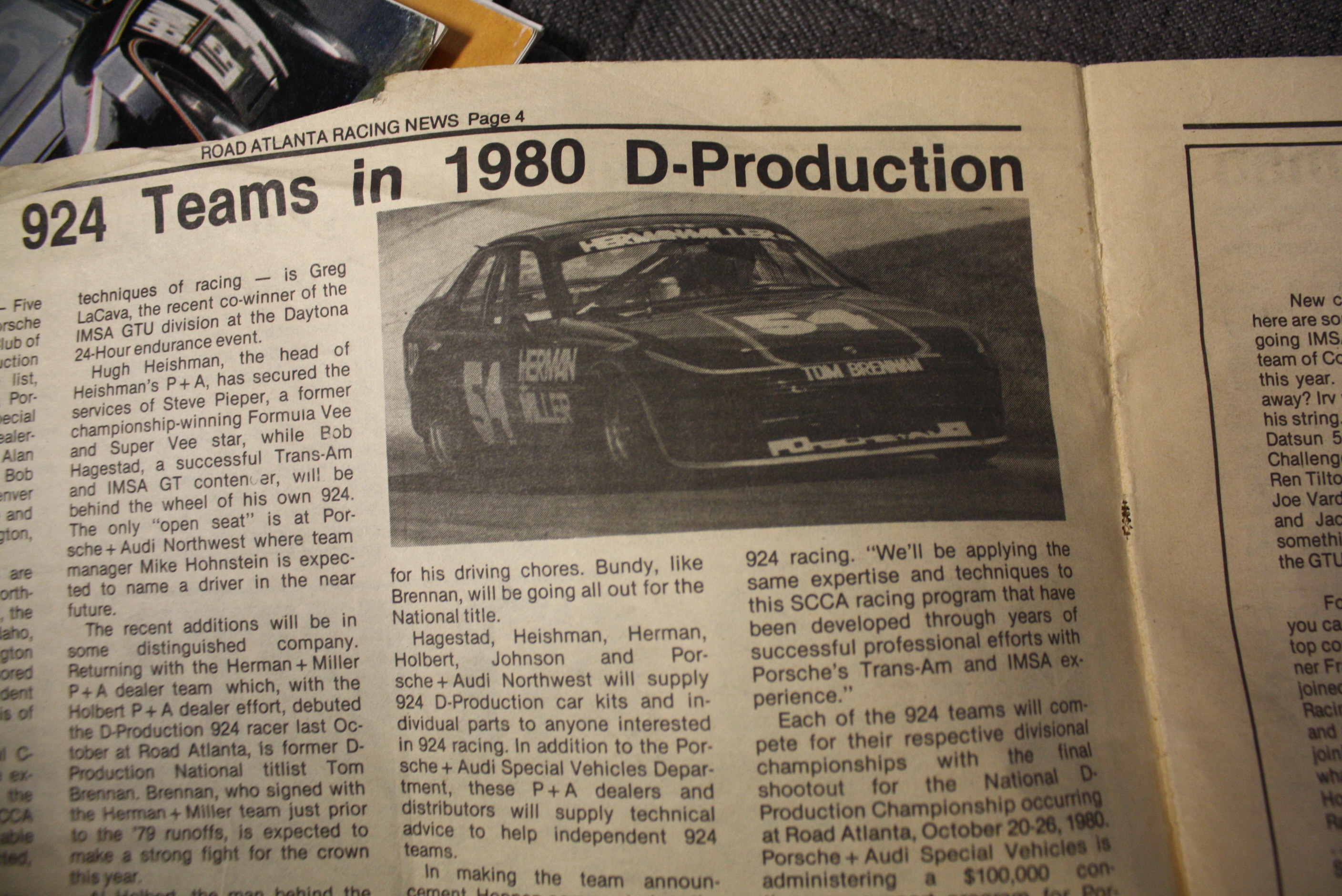 1978 Porsche 924/933 #54 Herman Miller Factory Built Porsche D/P Race Car