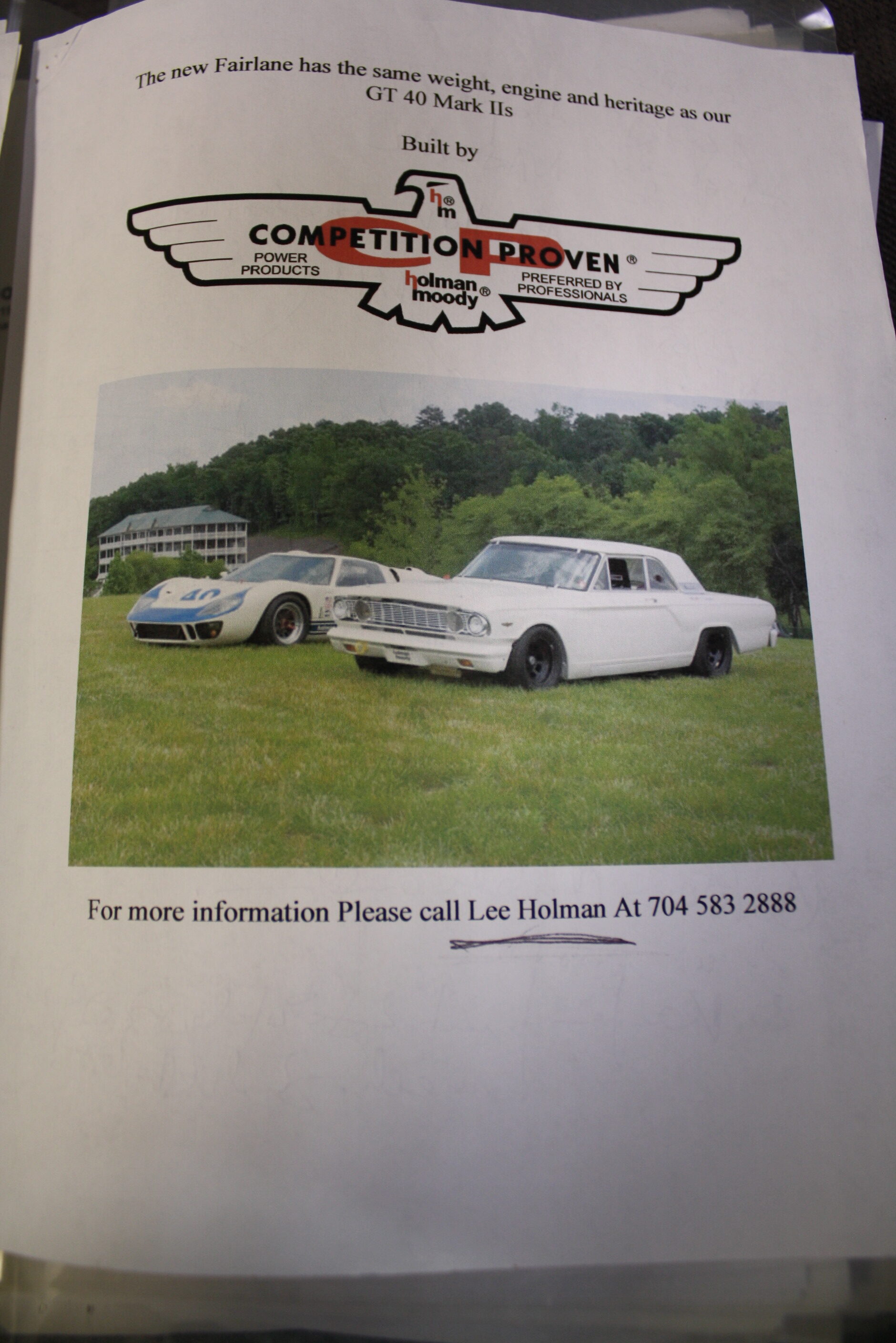 Holman Moody built 1964 Fairlane