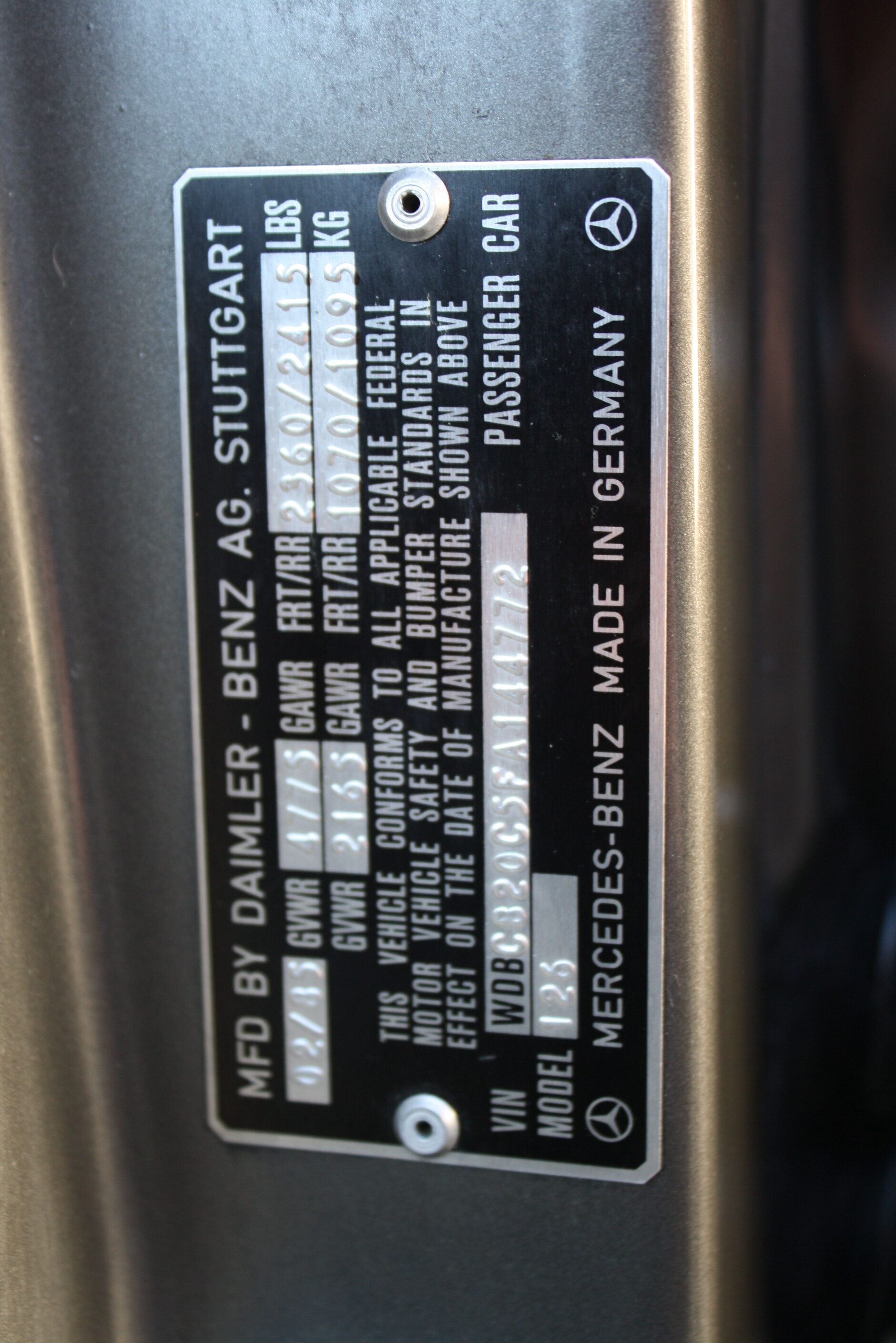 1985 Mercedes Benz 300SD with 36,500 original miles