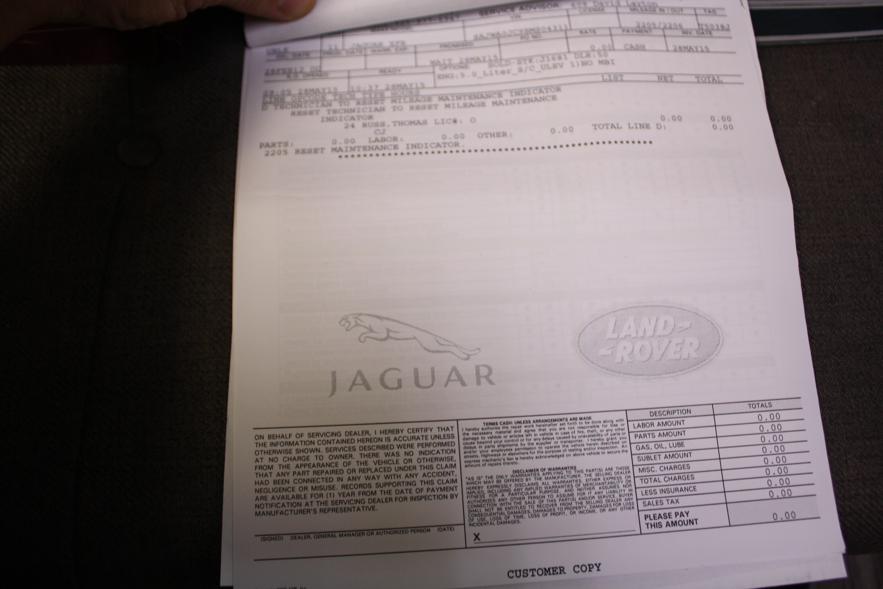 2011 Jaguar XFR with 5500 miles since new