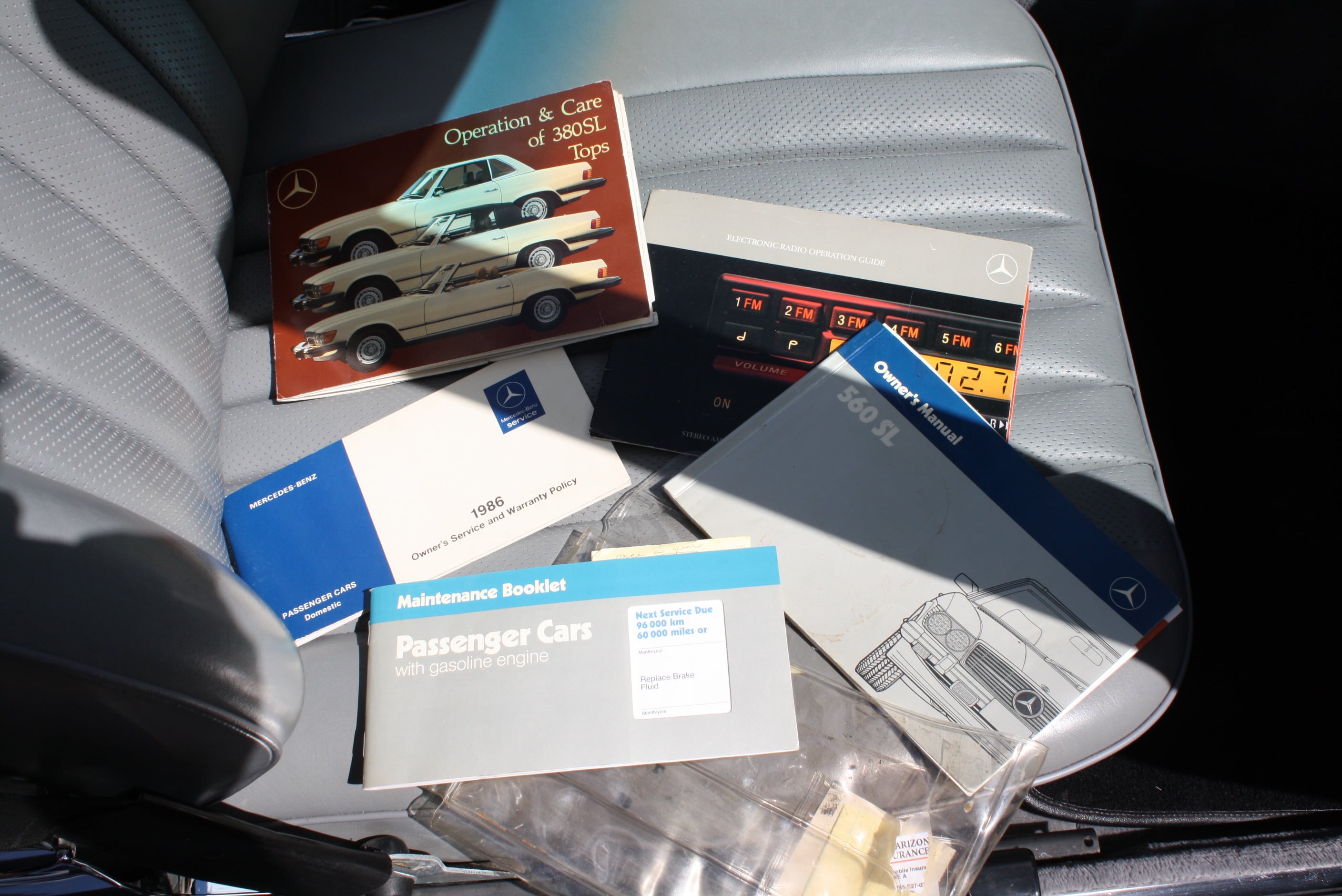 1986 Mercedes Benz 560SL 54k original miles