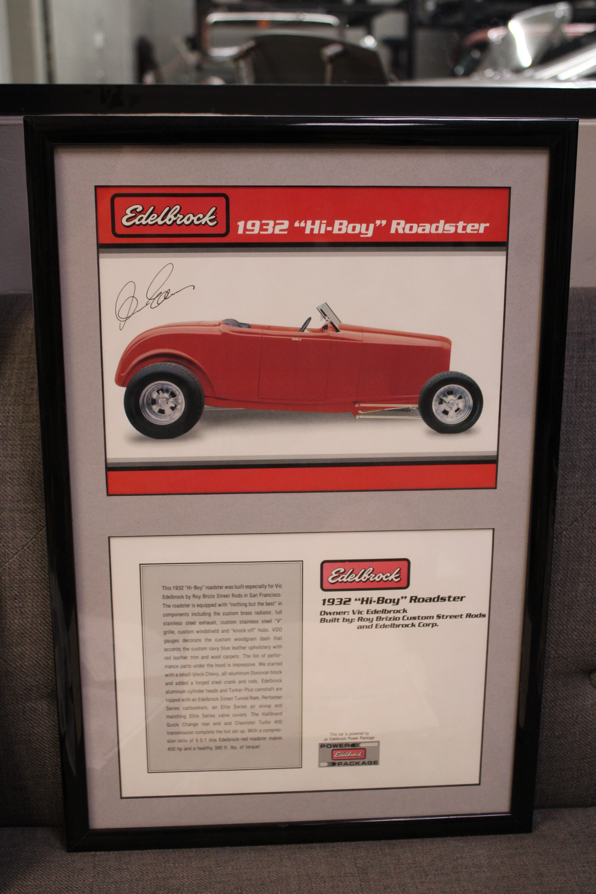 The ex “Vic Edelbrock” 1932 Ford Roadster