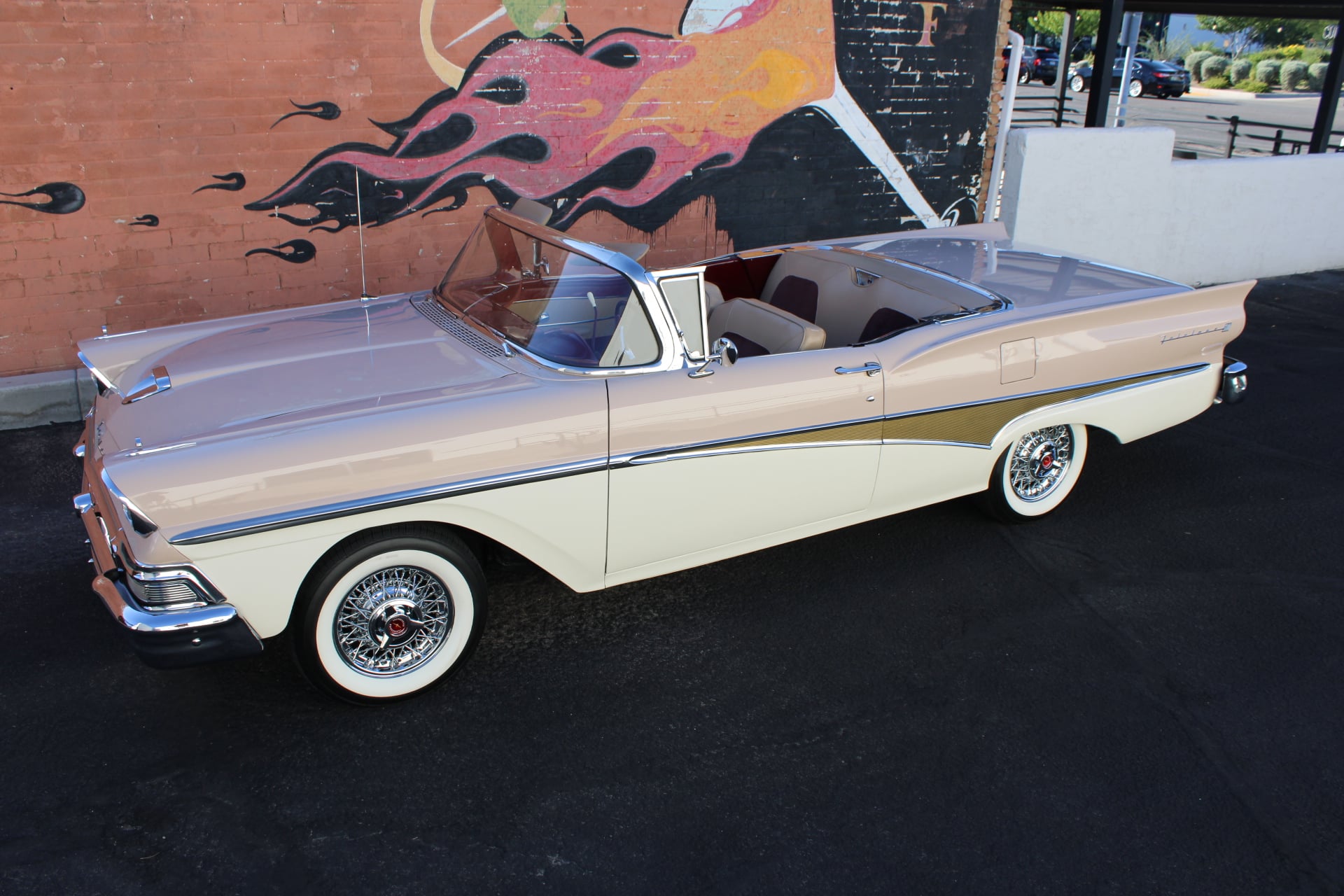 1958 Ford Fairlane 500 Skyliner Hardtop Convertible.