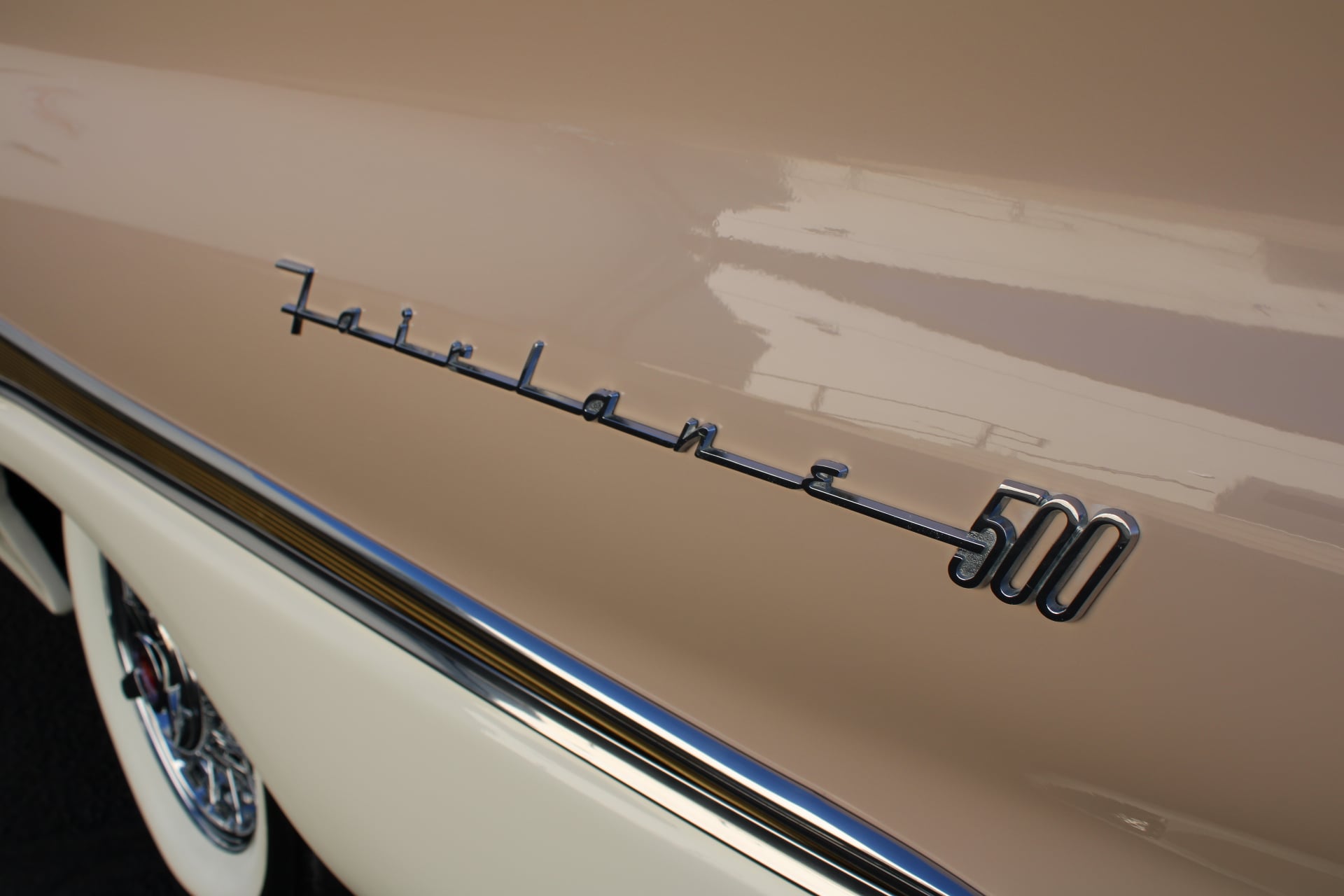 1958 Ford Fairlane 500 Skyliner Hardtop Convertible.