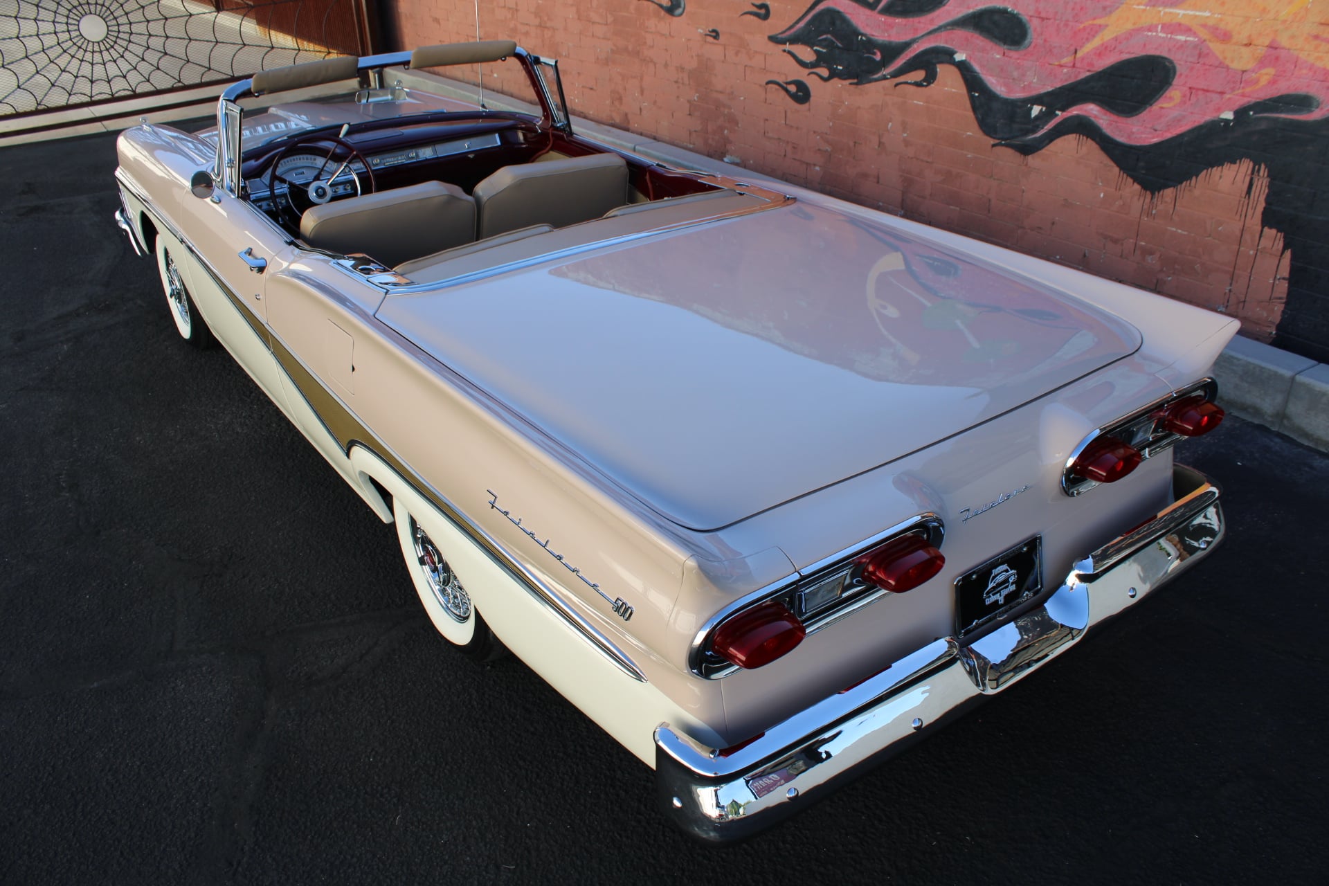 1958 Ford Fairlane 500 Skyliner Hardtop Convertible.