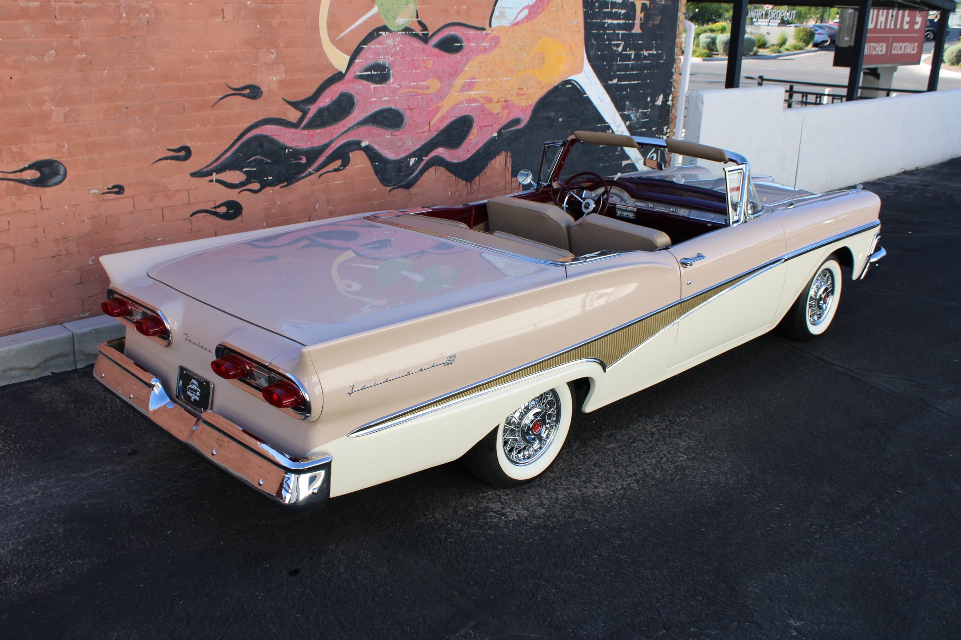 1958 Ford Fairlane 500 Skyliner Hardtop Convertible.