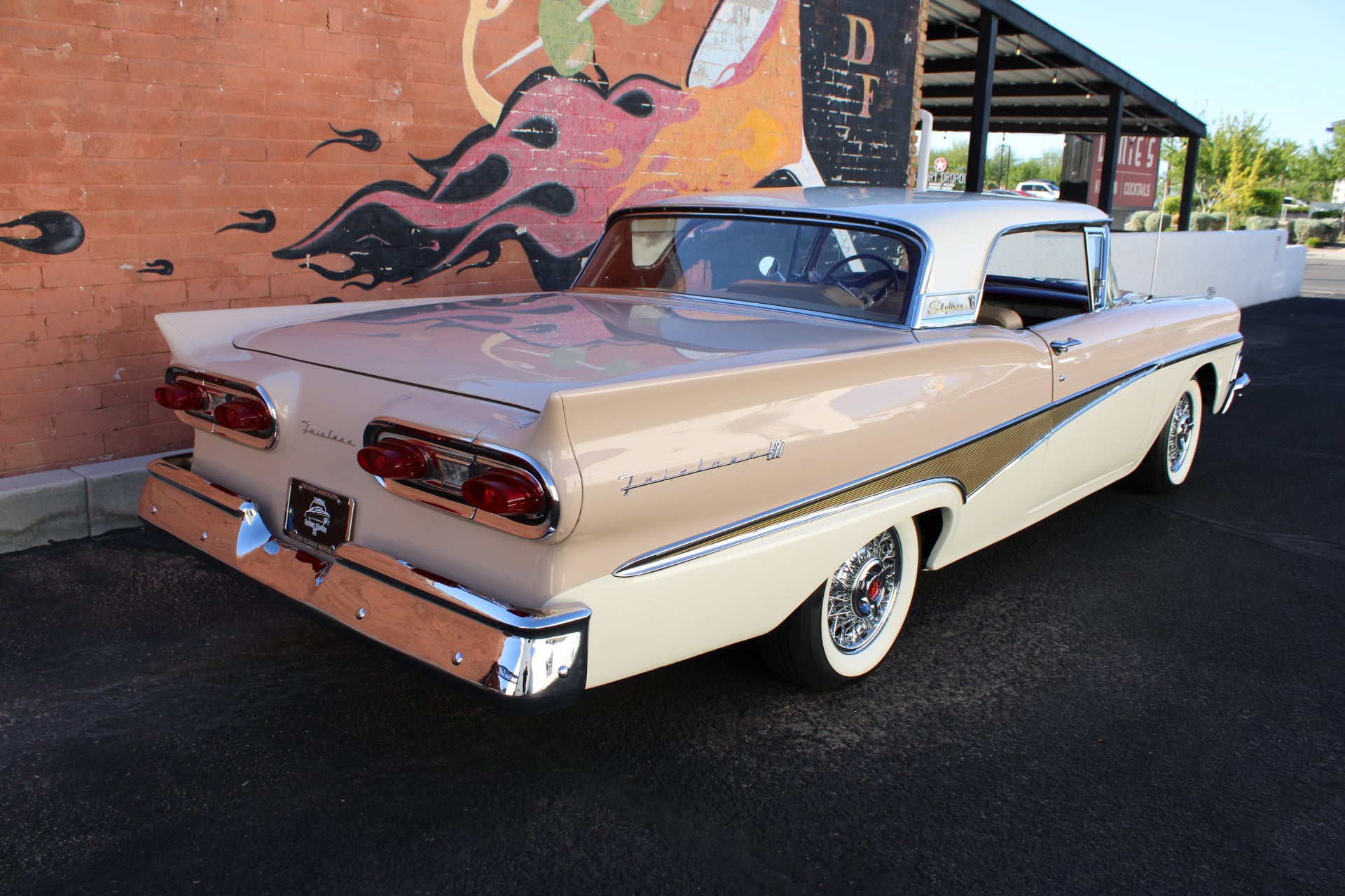 1958 Ford Fairlane 500 Skyliner Hardtop Convertible.